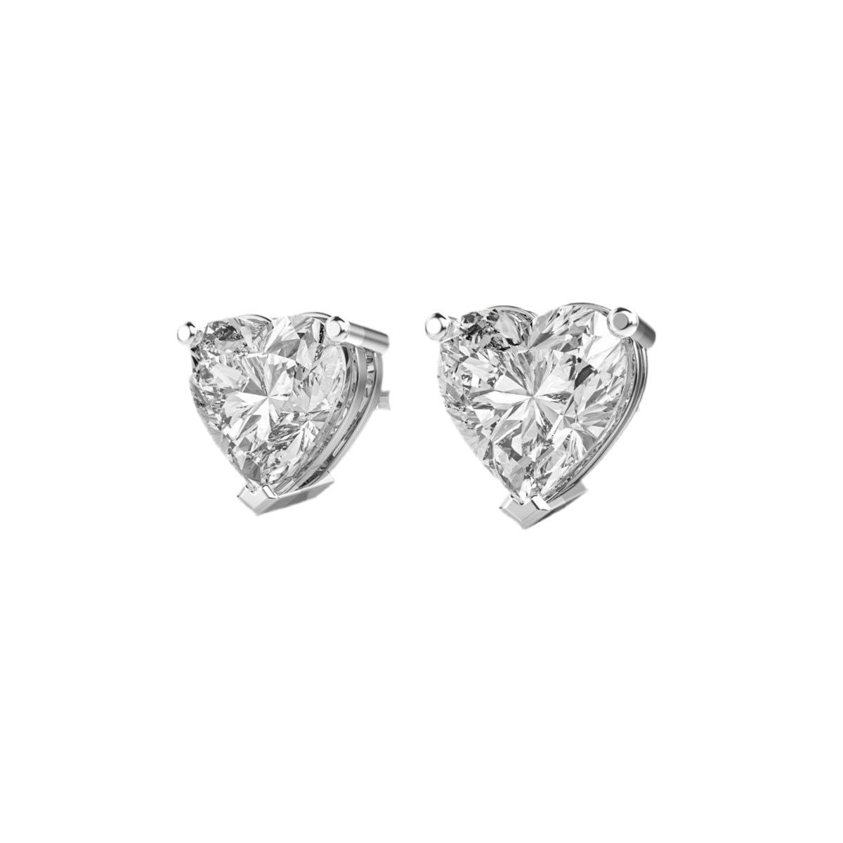 2.00 TW Heart Diamond Studs