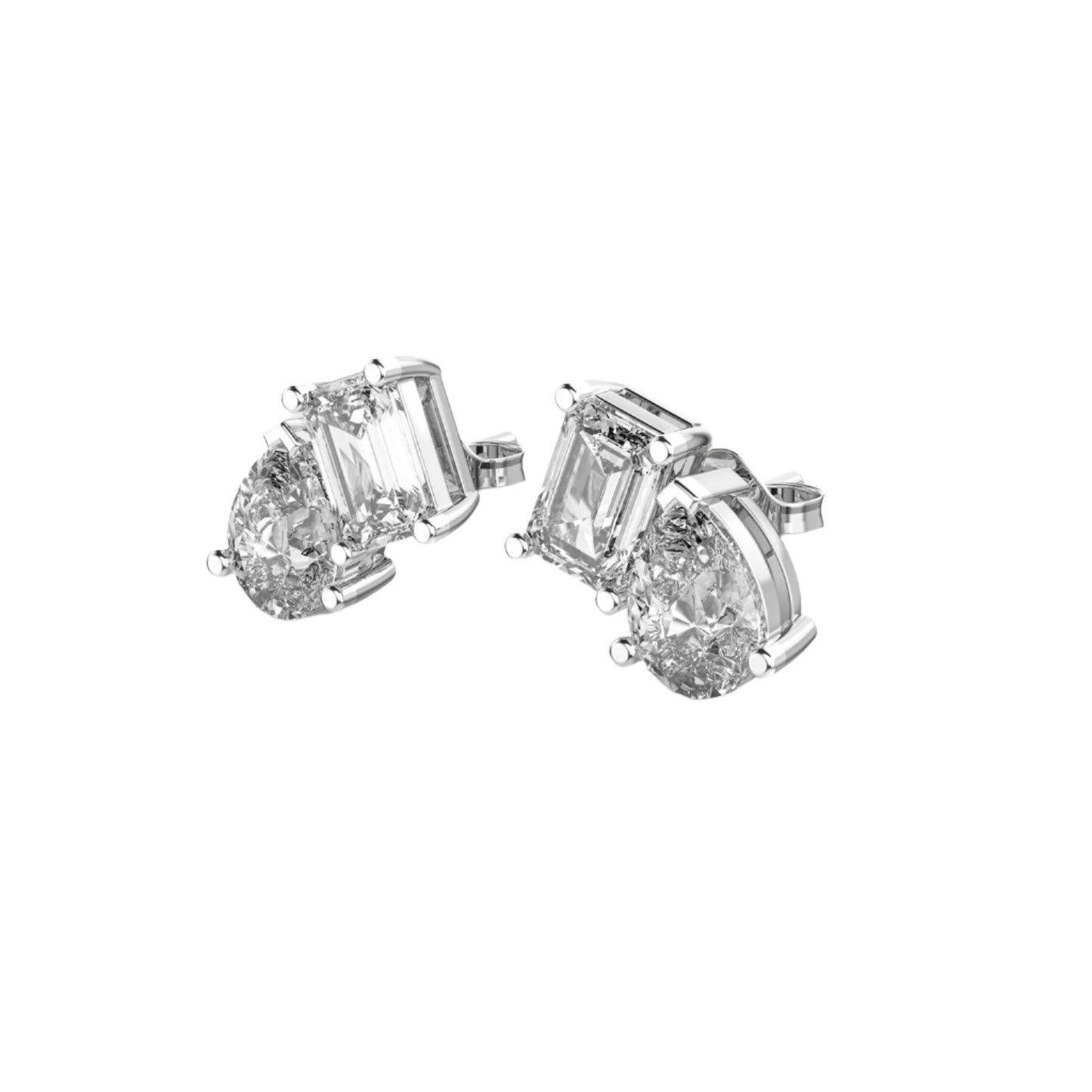 3.00 TW Duo Shape Diamond Studs