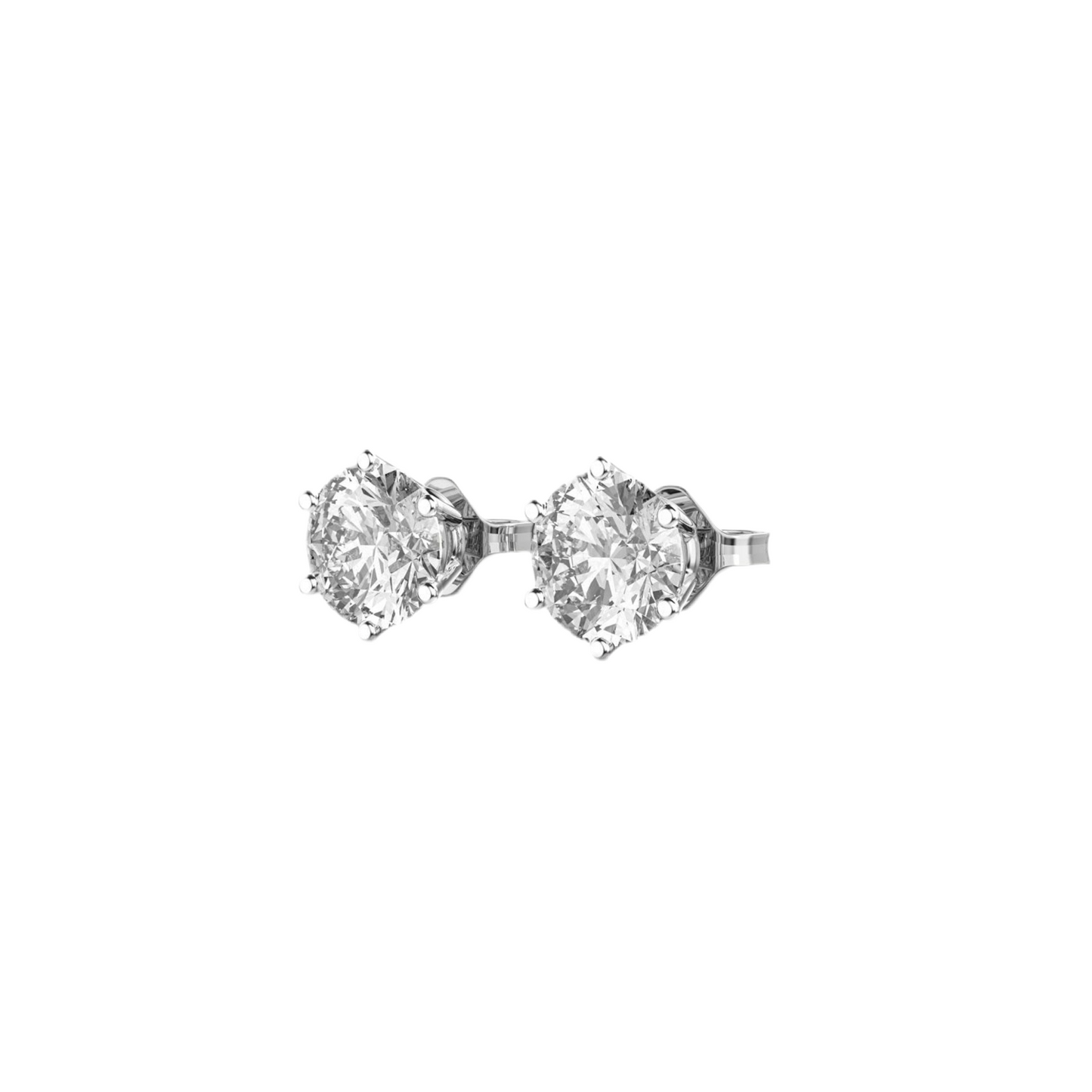 2.00 TW Round Diamond Studs