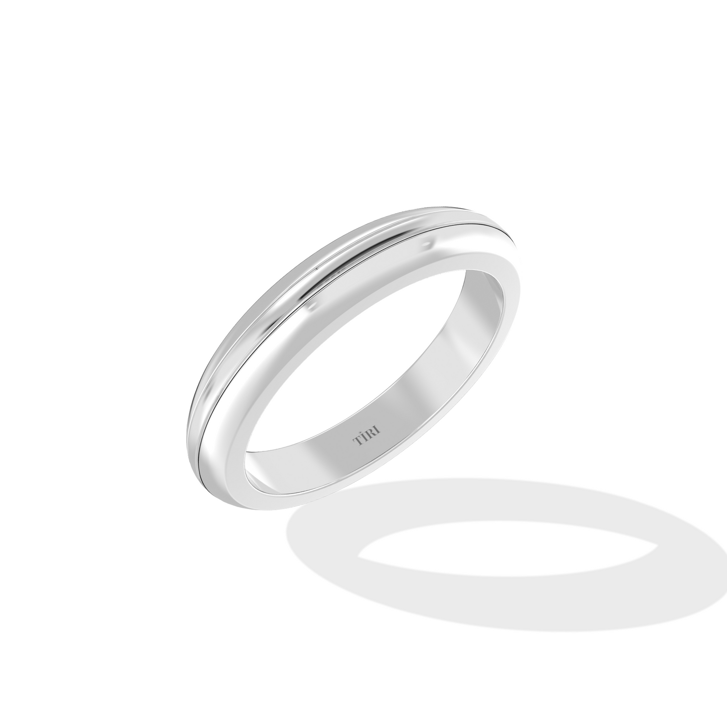 Elegant gold ring by Tiri featuring a smooth polished band, perfect for everyday wear or special occasions.