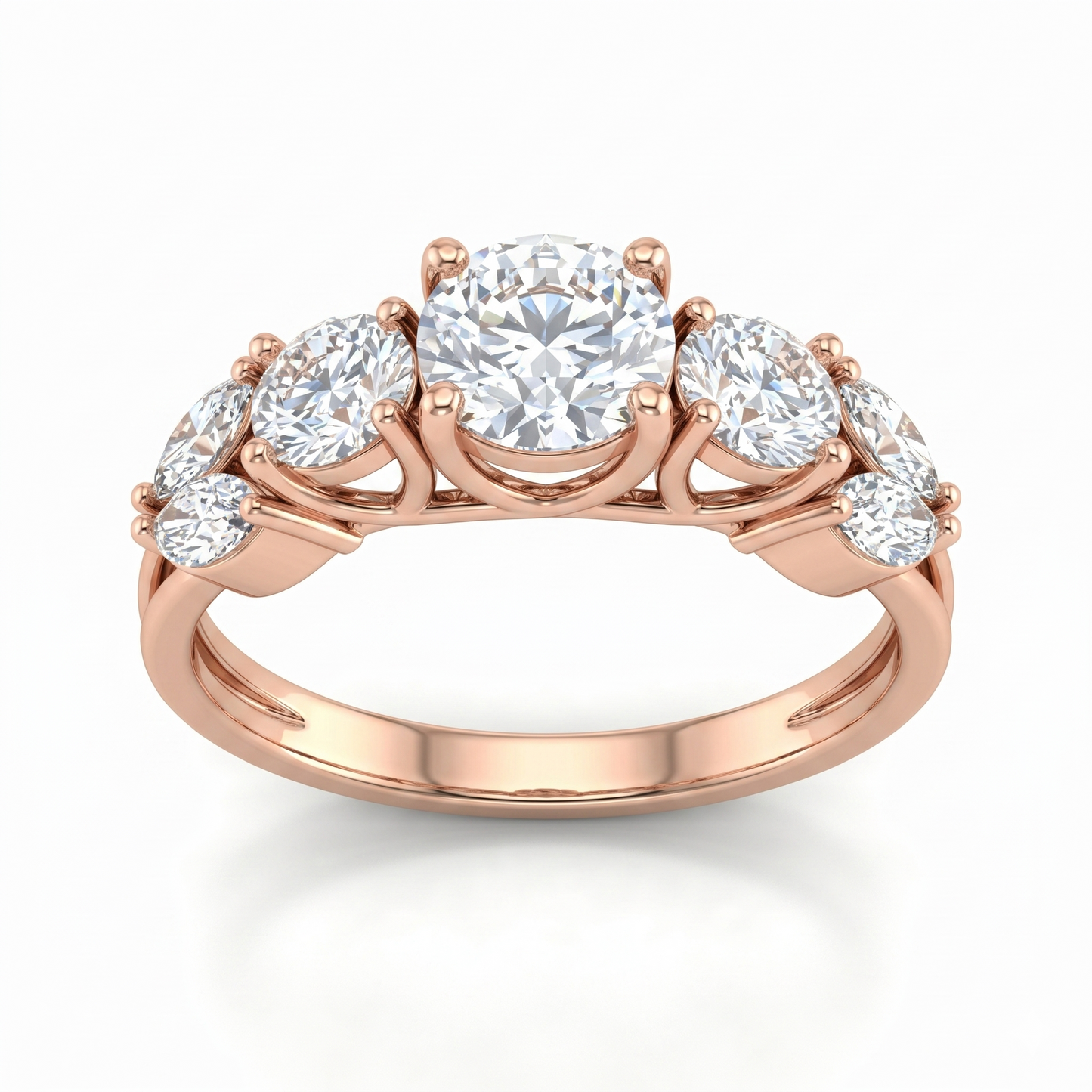 Tiri Valoria diamond ring featuring a sparkling design with a central diamond and intricate band details.