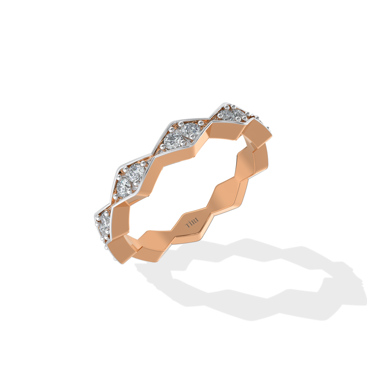 Edge Diamond Ring