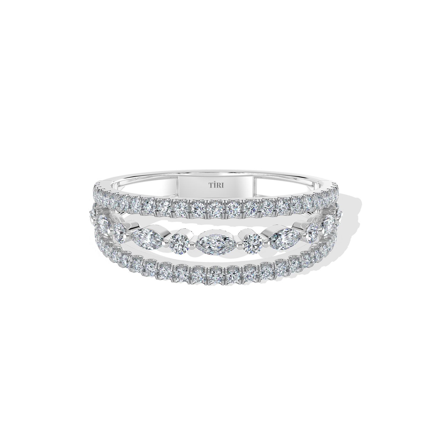 2.10 TW Marquise Diamond Ring
