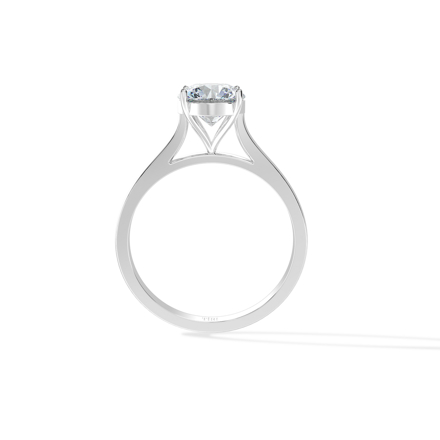 0.50 to 3ct Classic Round Solitaire Diamond Ring - Tiri