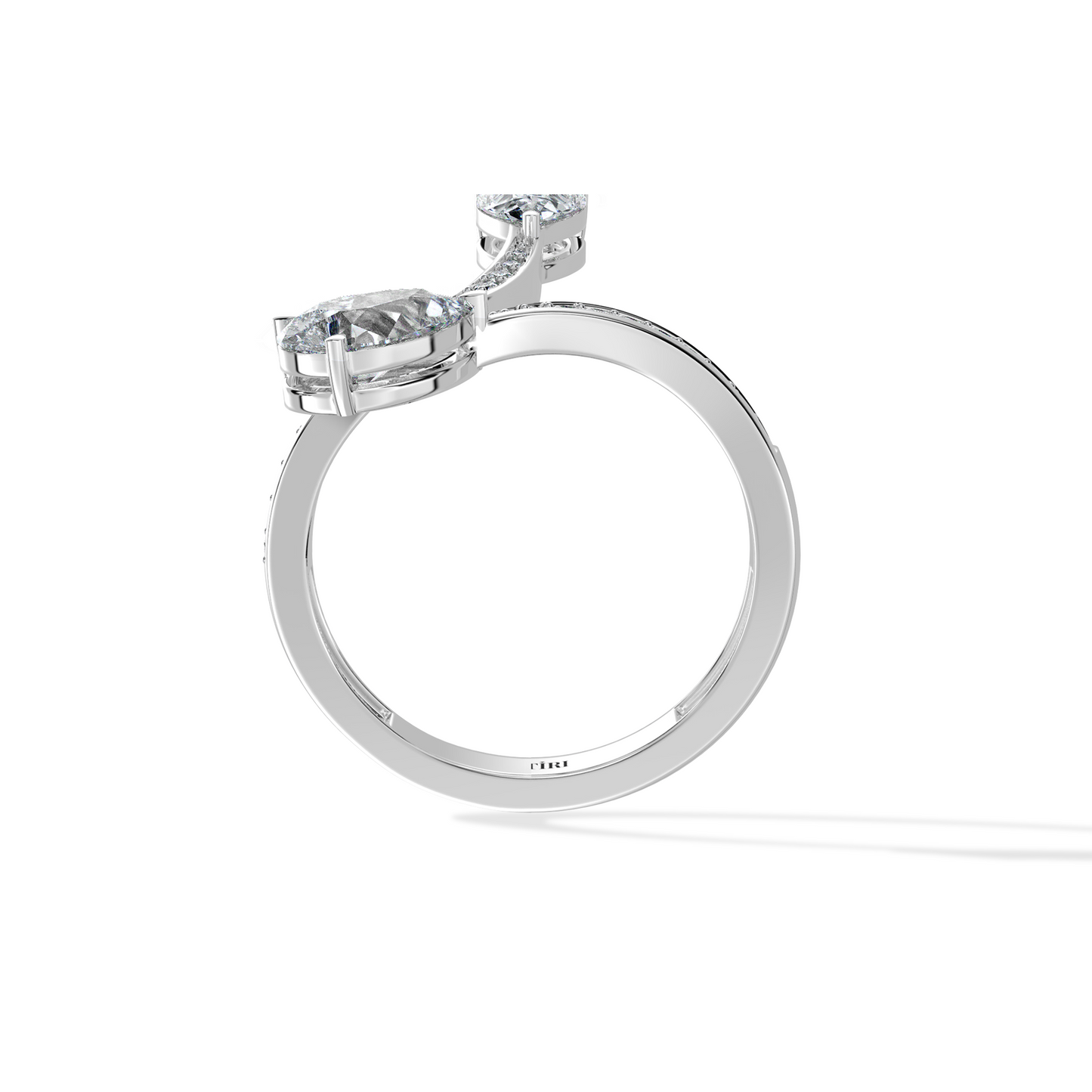 1.63 TW 1.36 CTS Diamond Ring