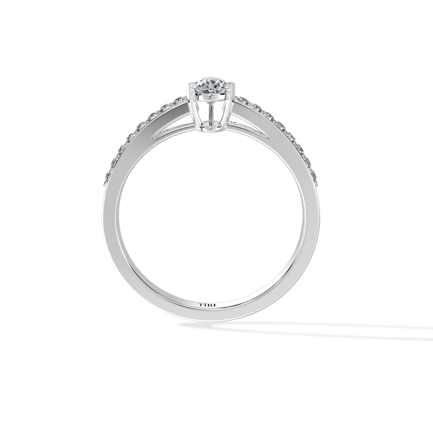 0.41 TW 0.28 CTS Diamond Ring