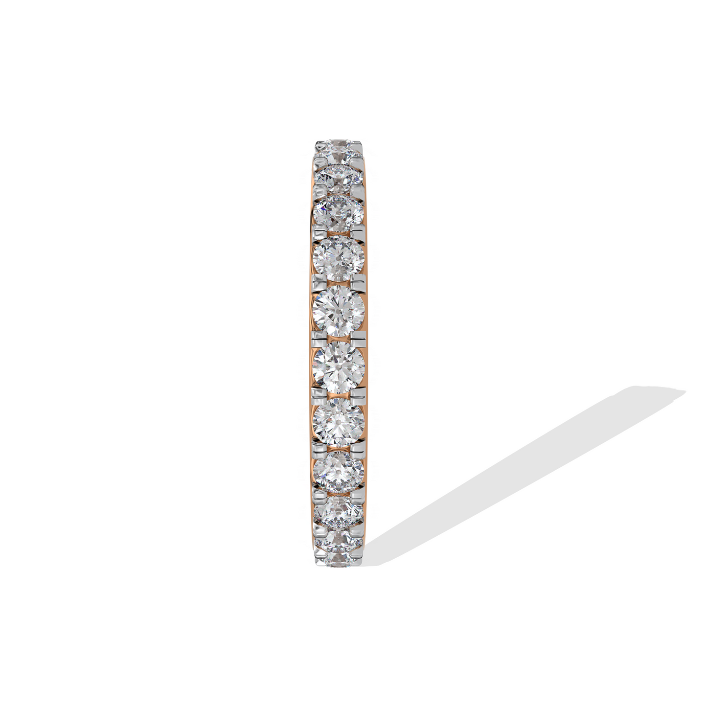 0.99 TW Round Band Diamond Ring
