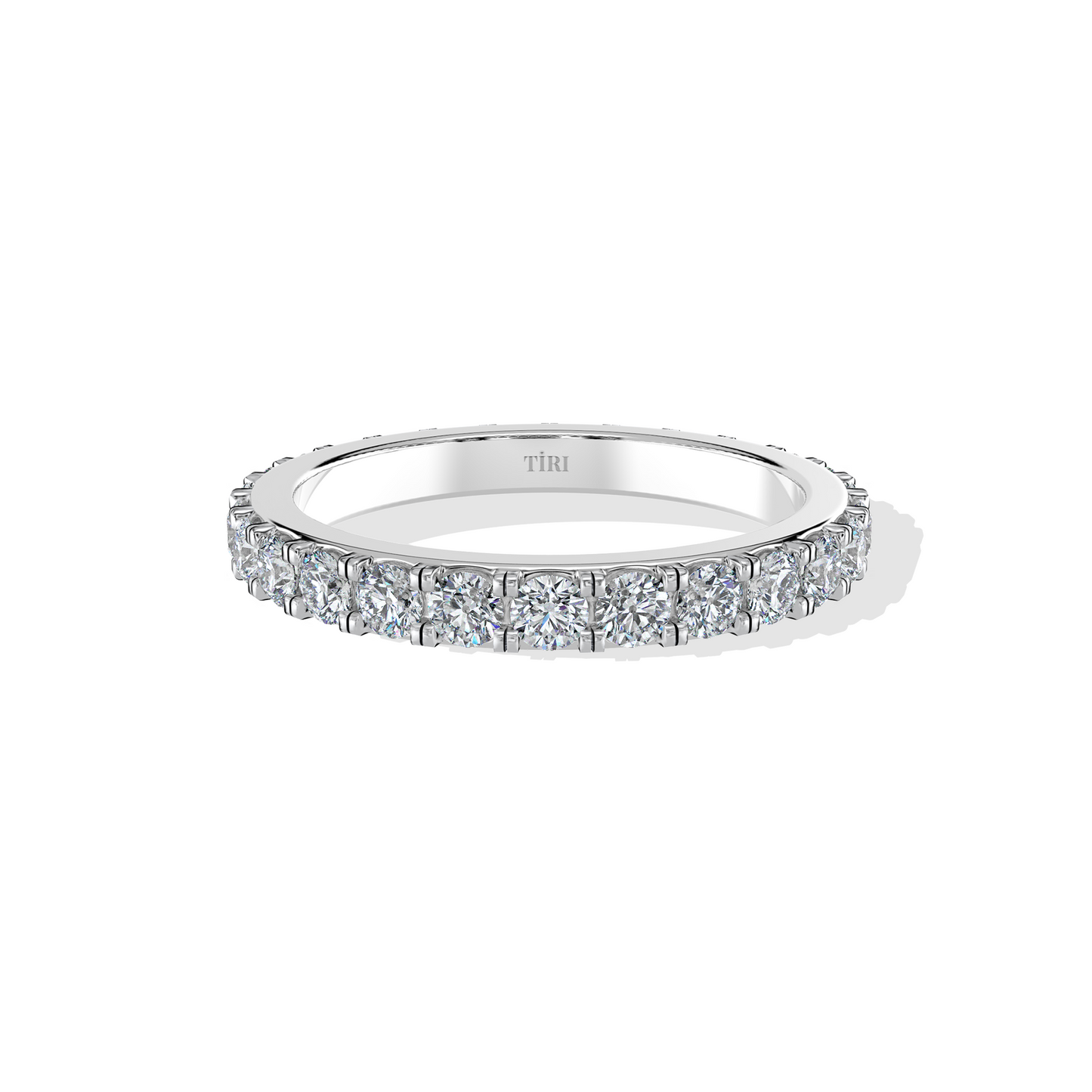 0.99 TW Round Band Diamond Ring