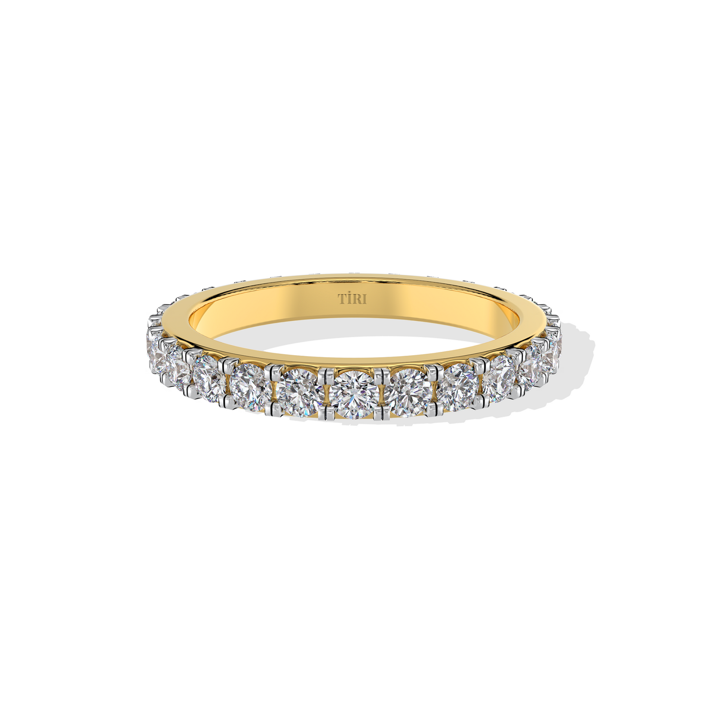 0.99 TW Round Band Diamond Ring