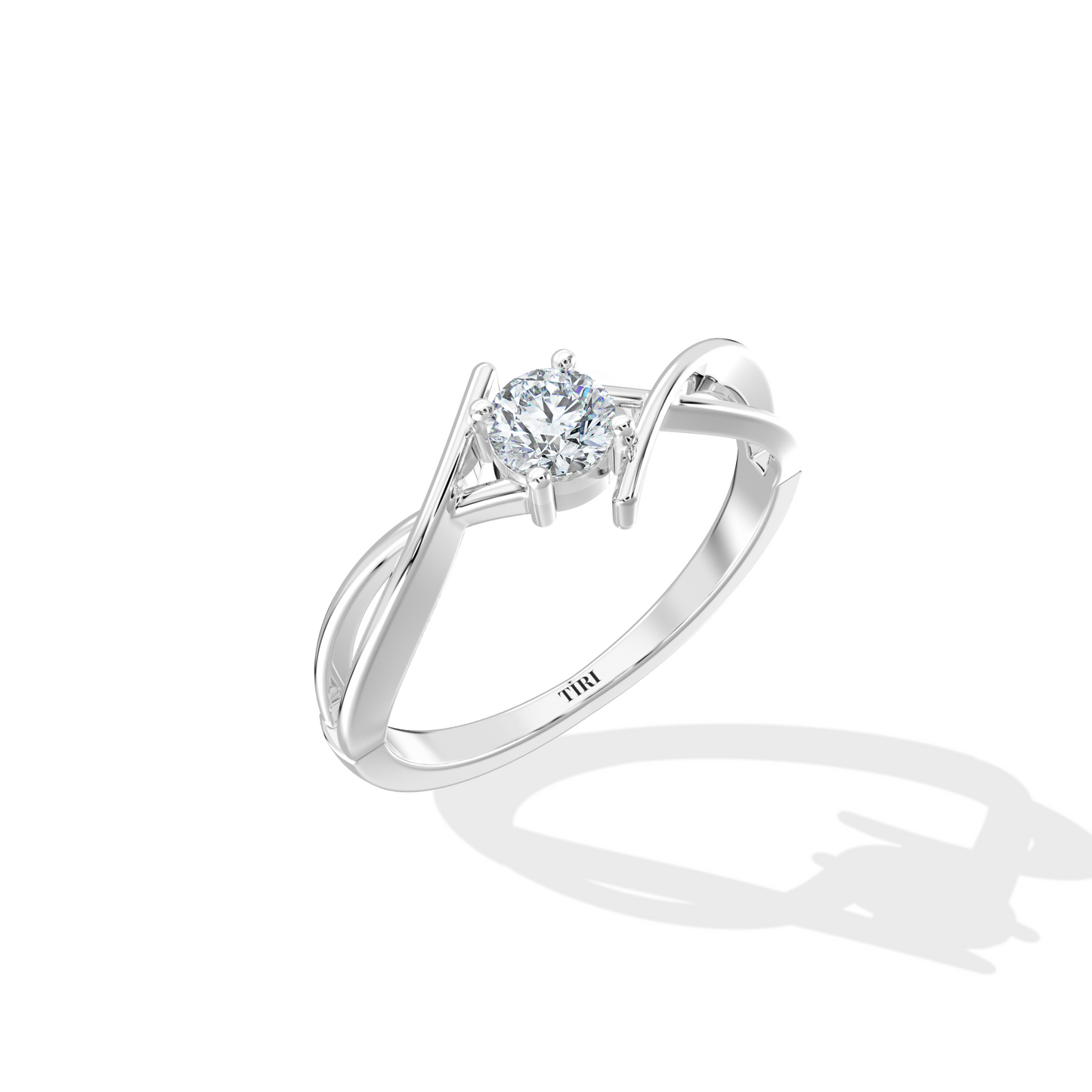 0.23 TW Round Diamond Ring