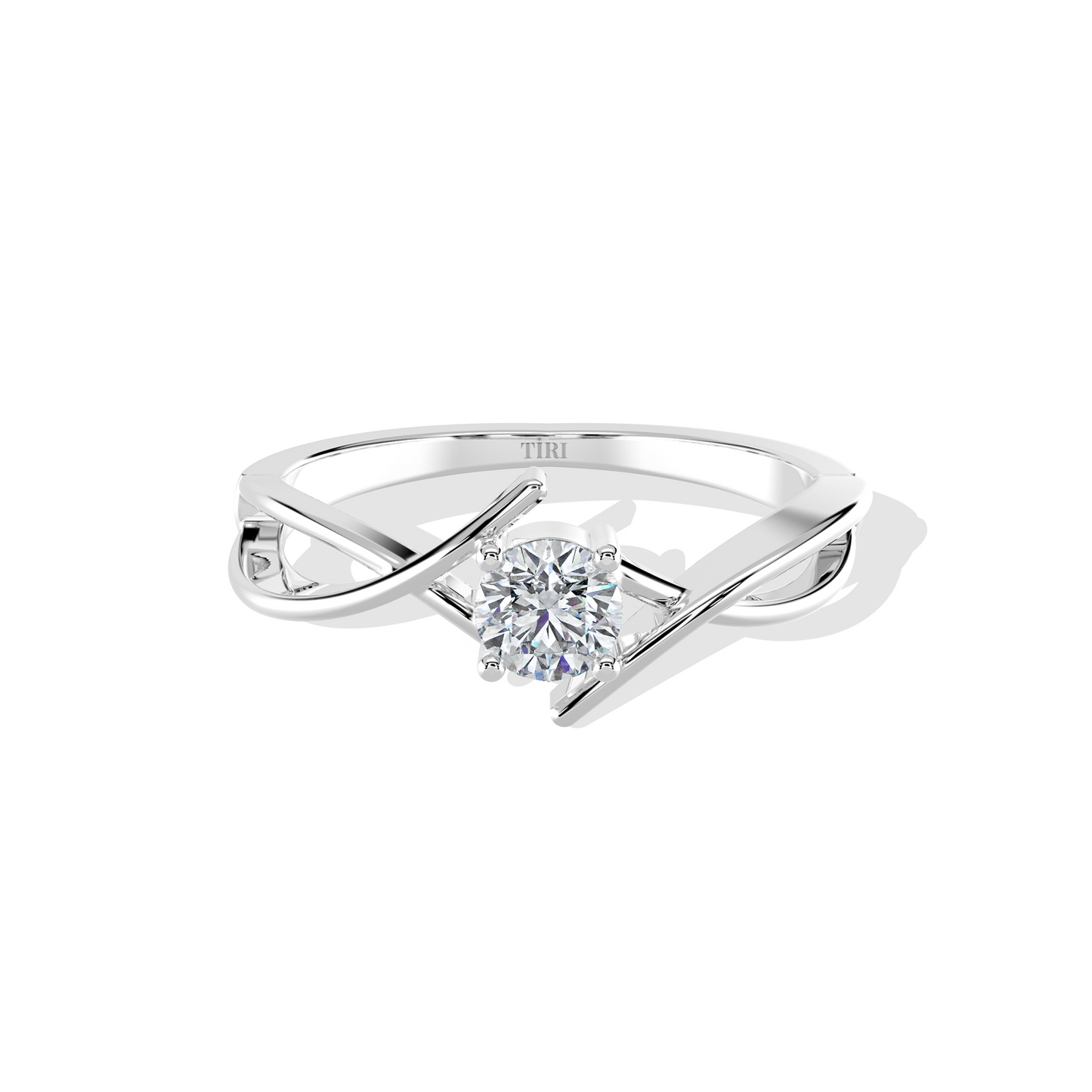 0.23 TW Round Diamond Ring