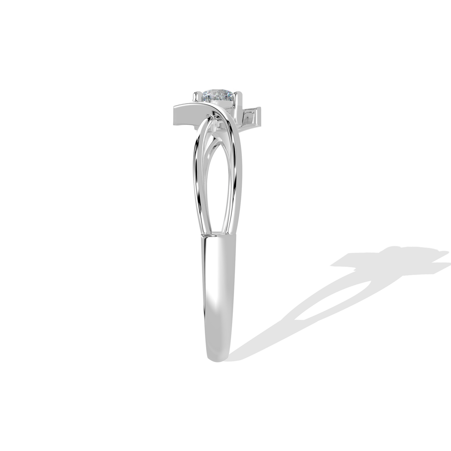 0.23 TW Round Diamond Ring
