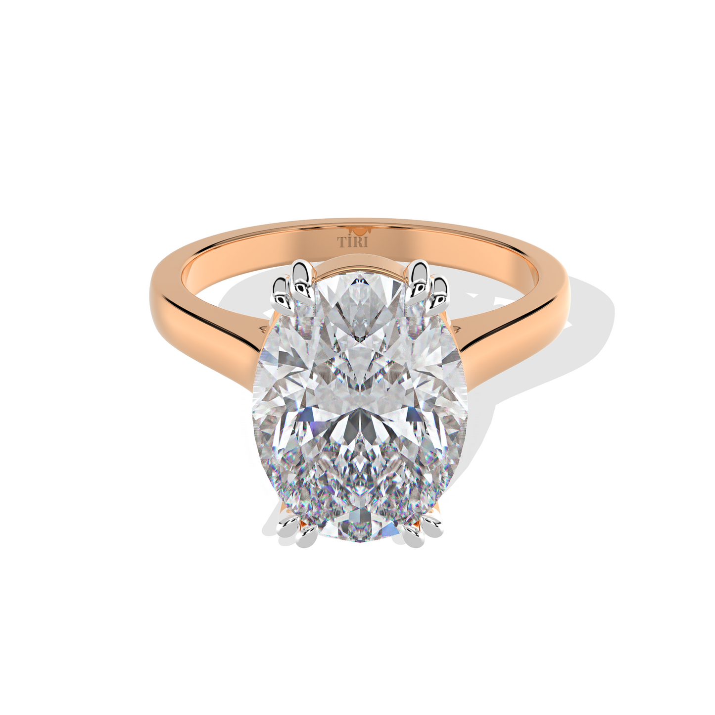 3.00 TW Oval Diamond Ring