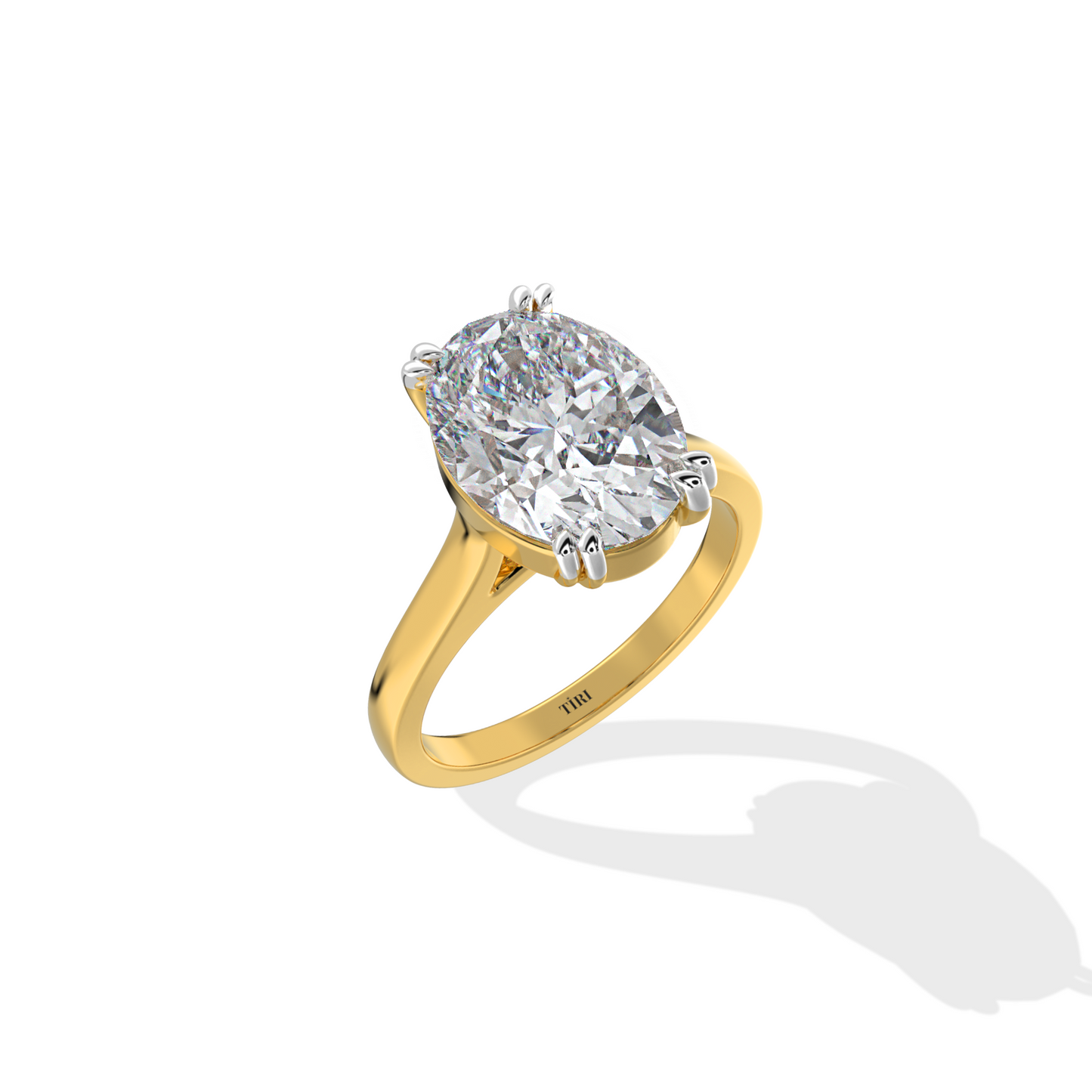 3.00 TW Oval Diamond Ring