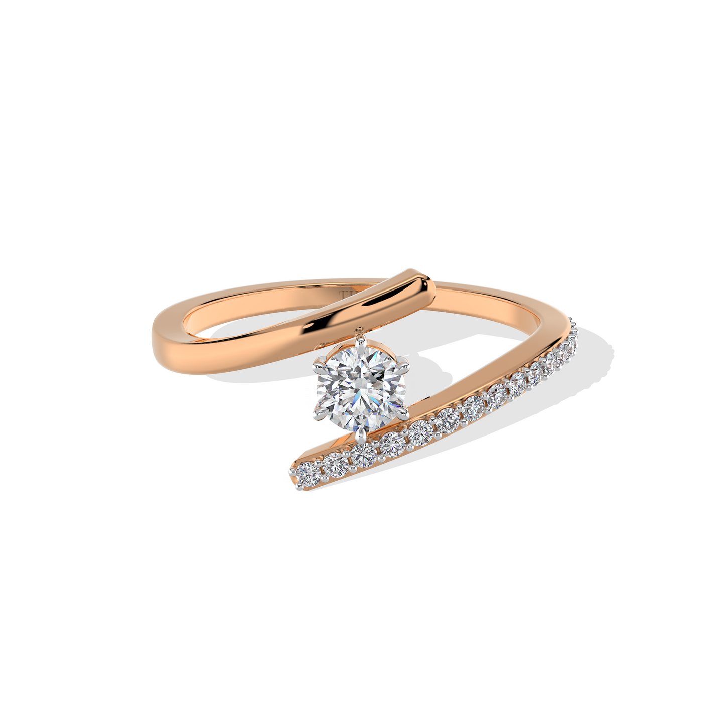 0.28 TW 0.15 CTS Diamond Ring