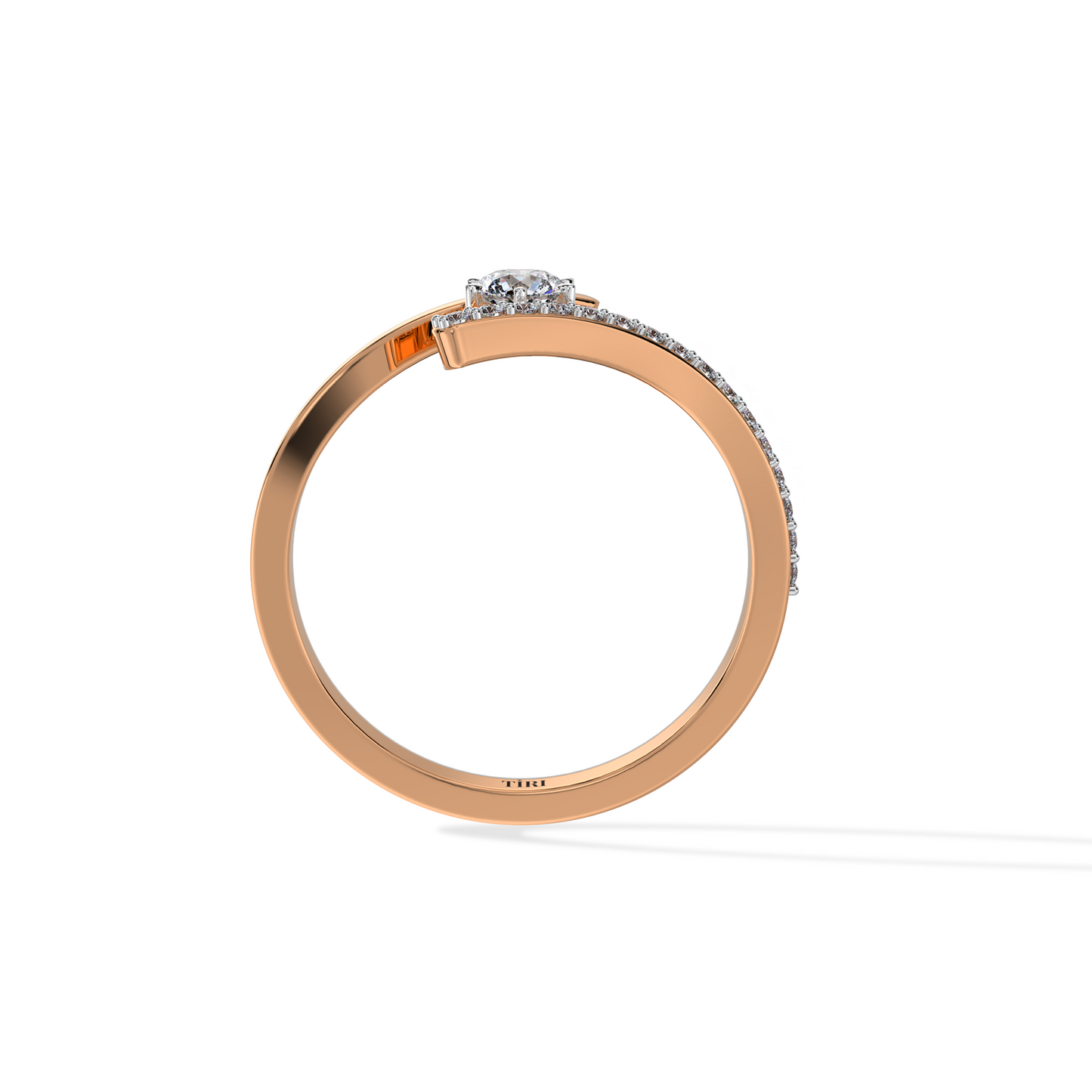0.28 TW 0.15 CTS Diamond Ring