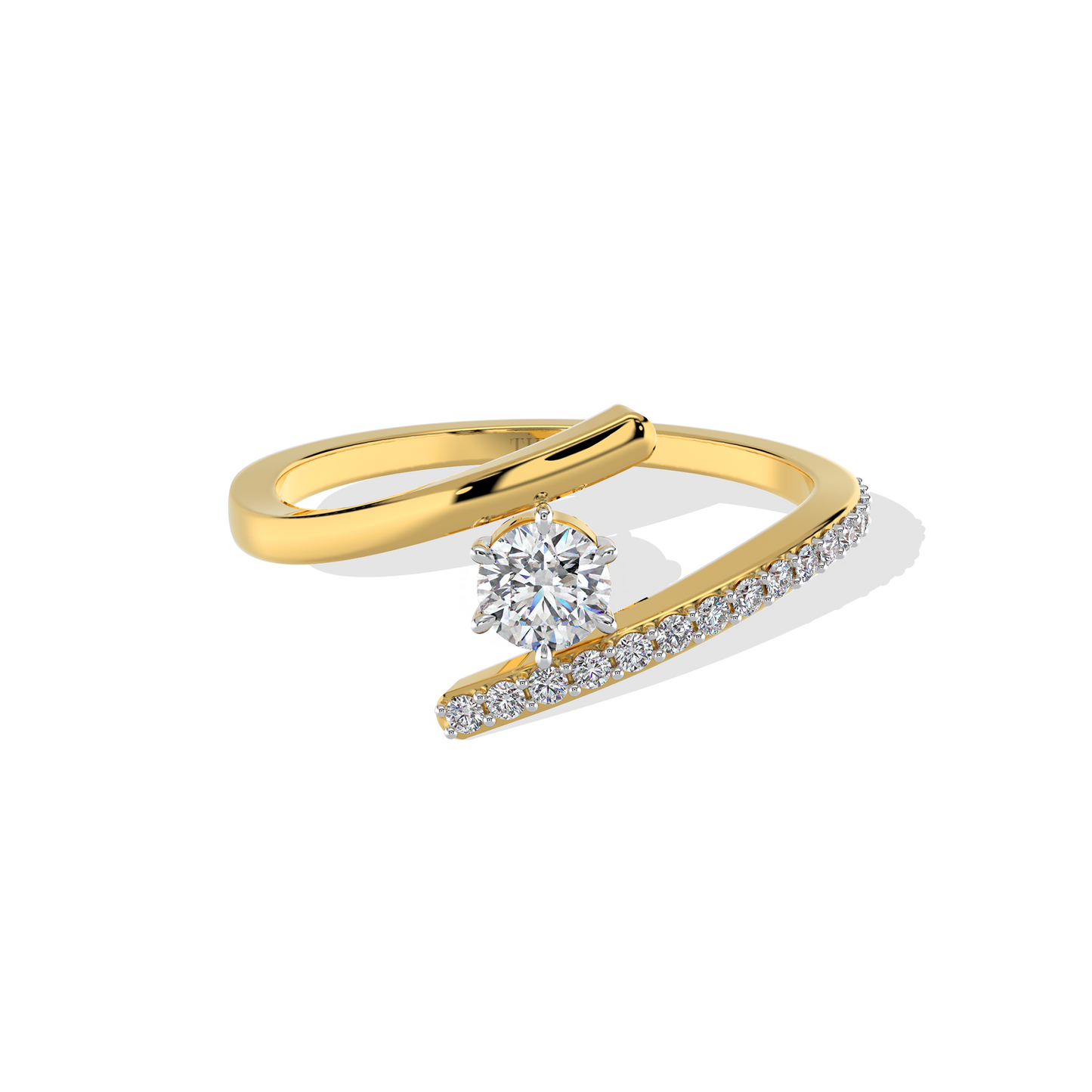 0.28 TW 0.15 CTS Diamond Ring