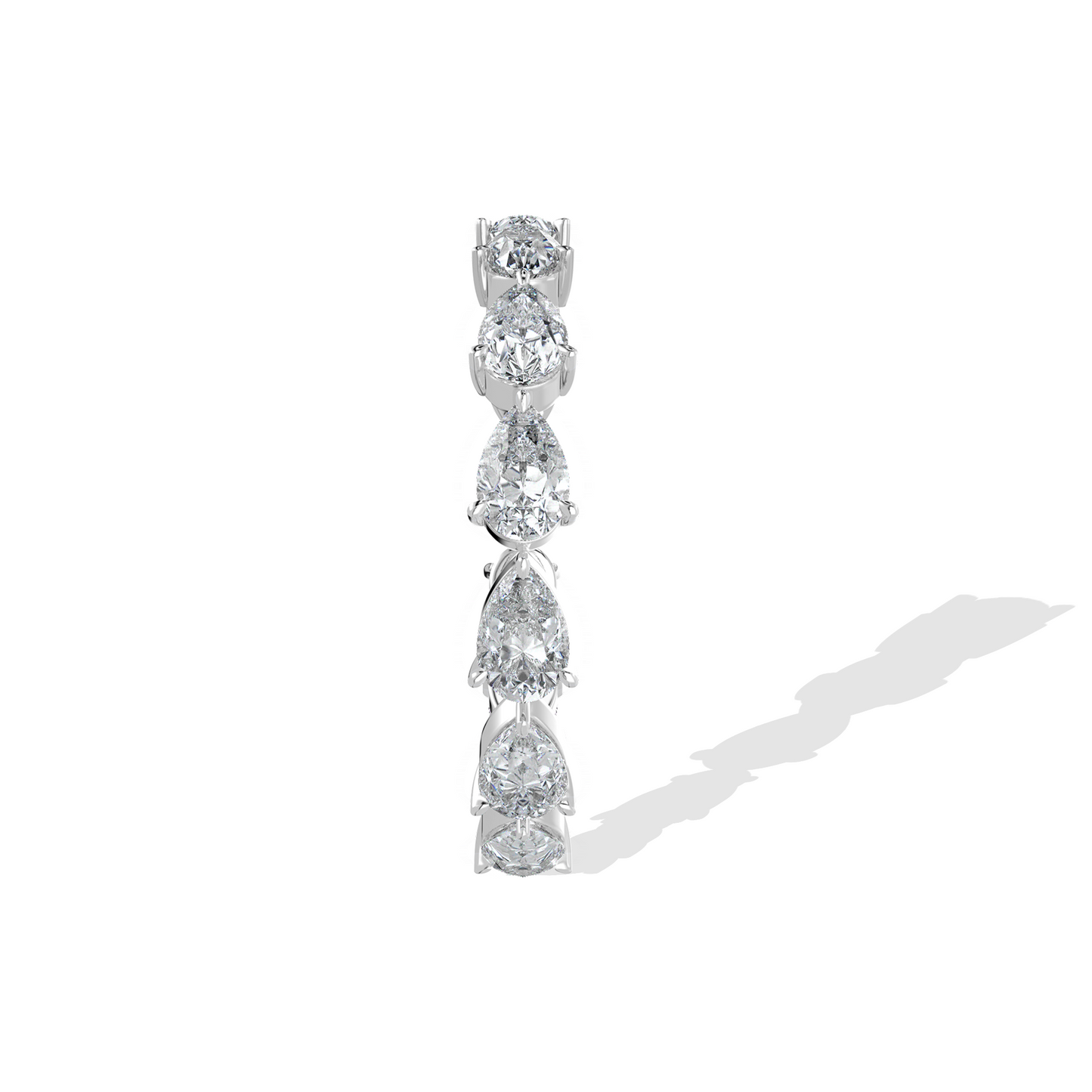 1.25 TW Pear Band Diamond Ring