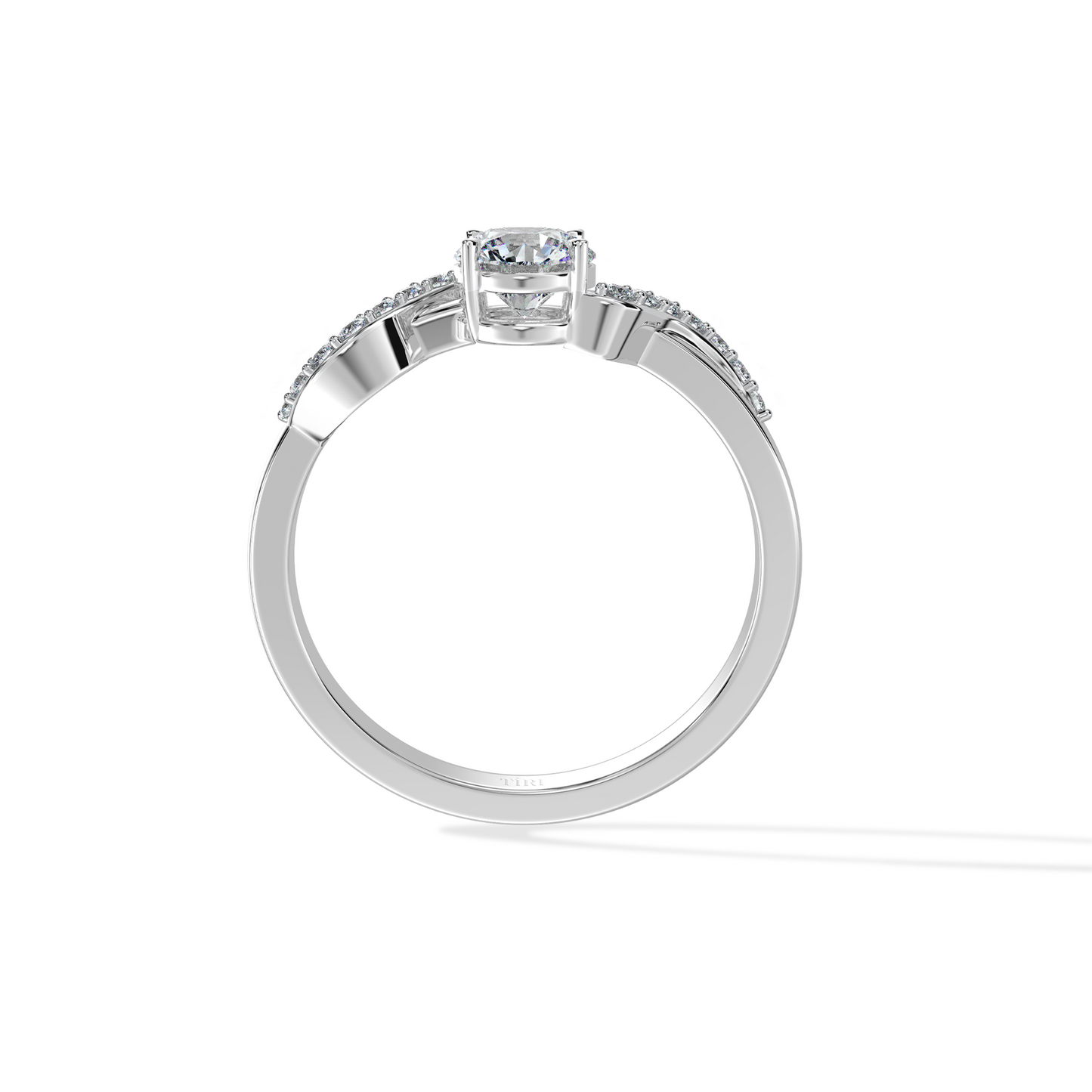 0.88 TW Round Diamond Ring