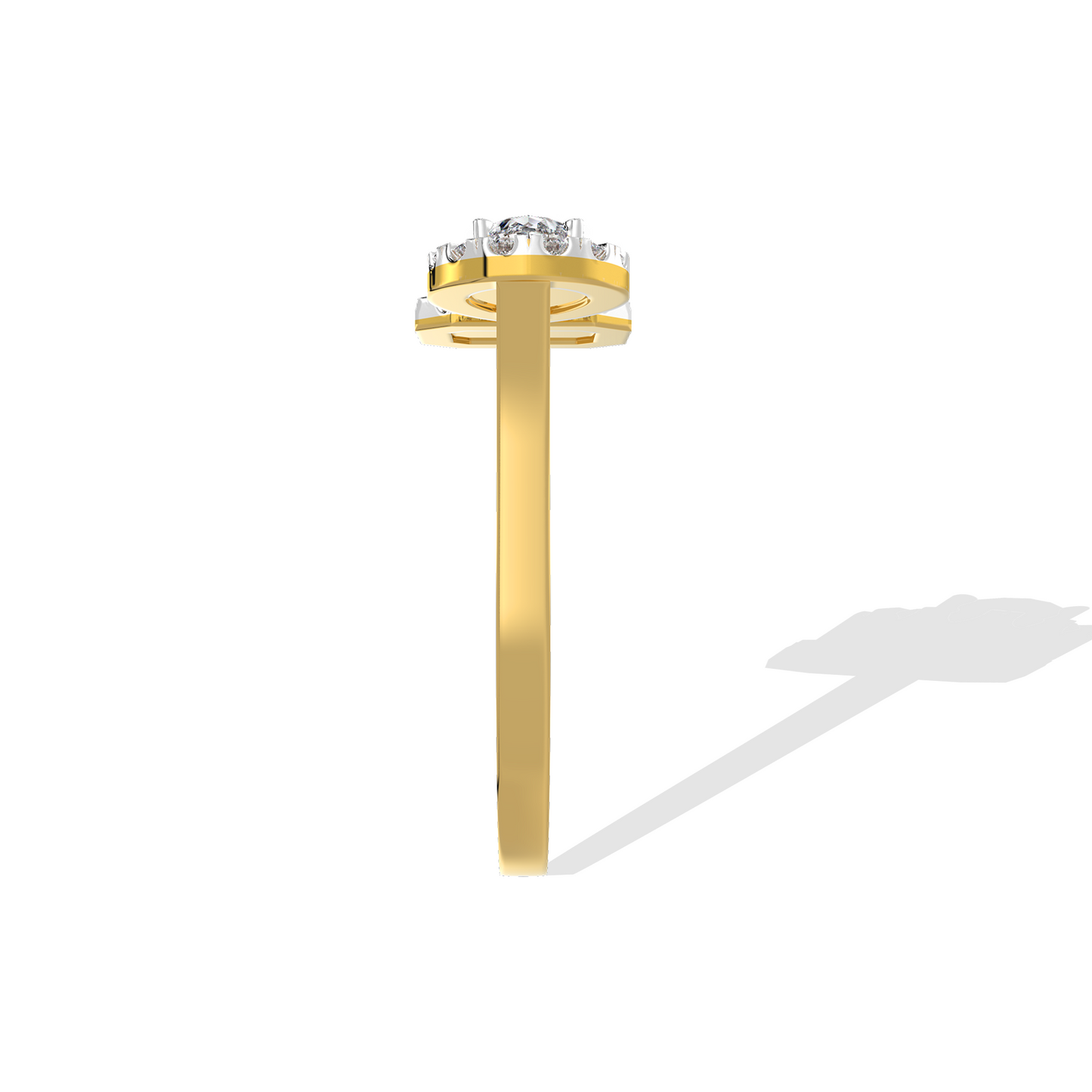 0.81 TW Pear & Emerald Diamond Pendant