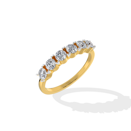 Seven-Stone Diamond Band