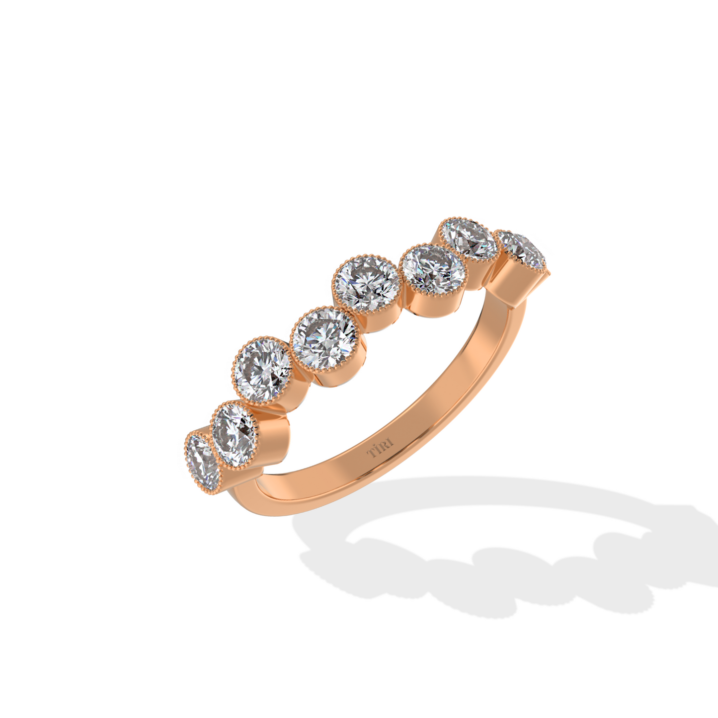 Multi-Round Diamond Band
