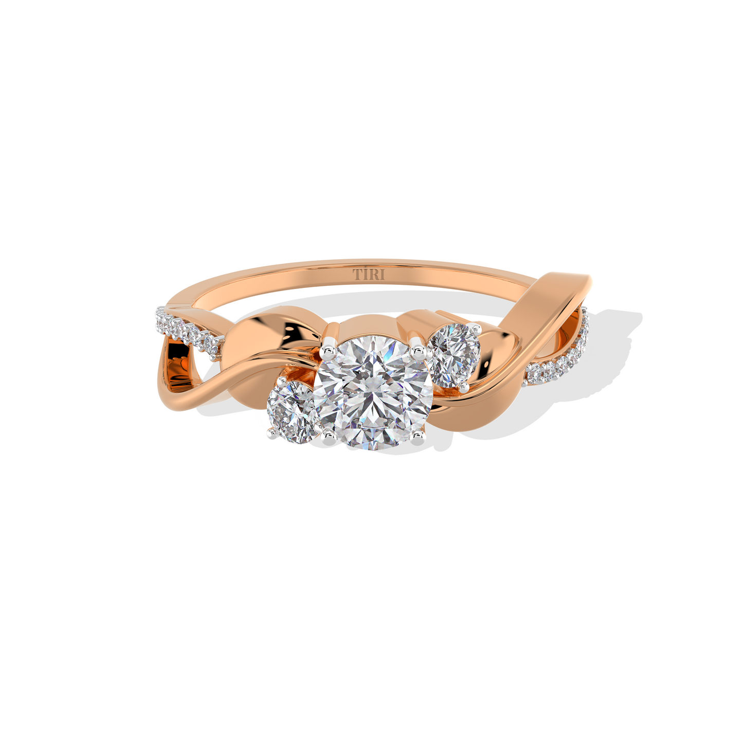 0.75 TW Round Diamond Ring