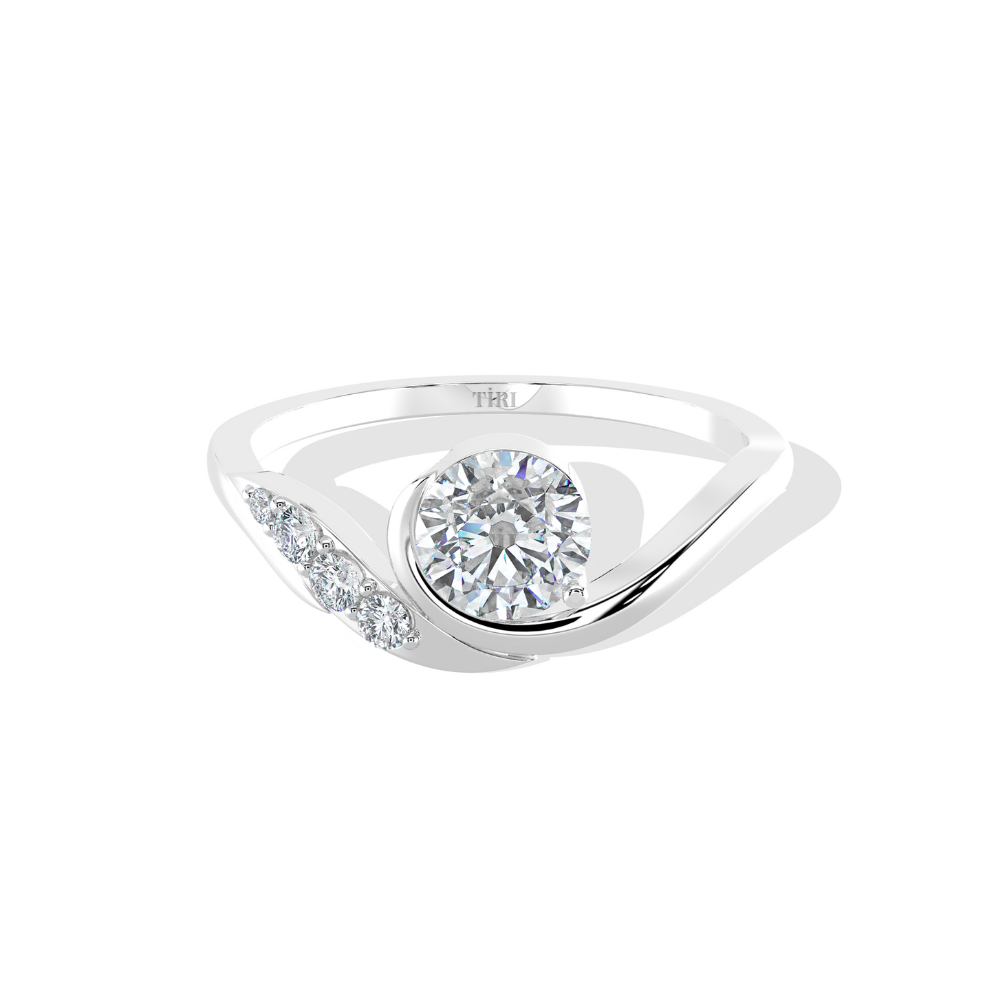 Elegant Wave Diamond Design