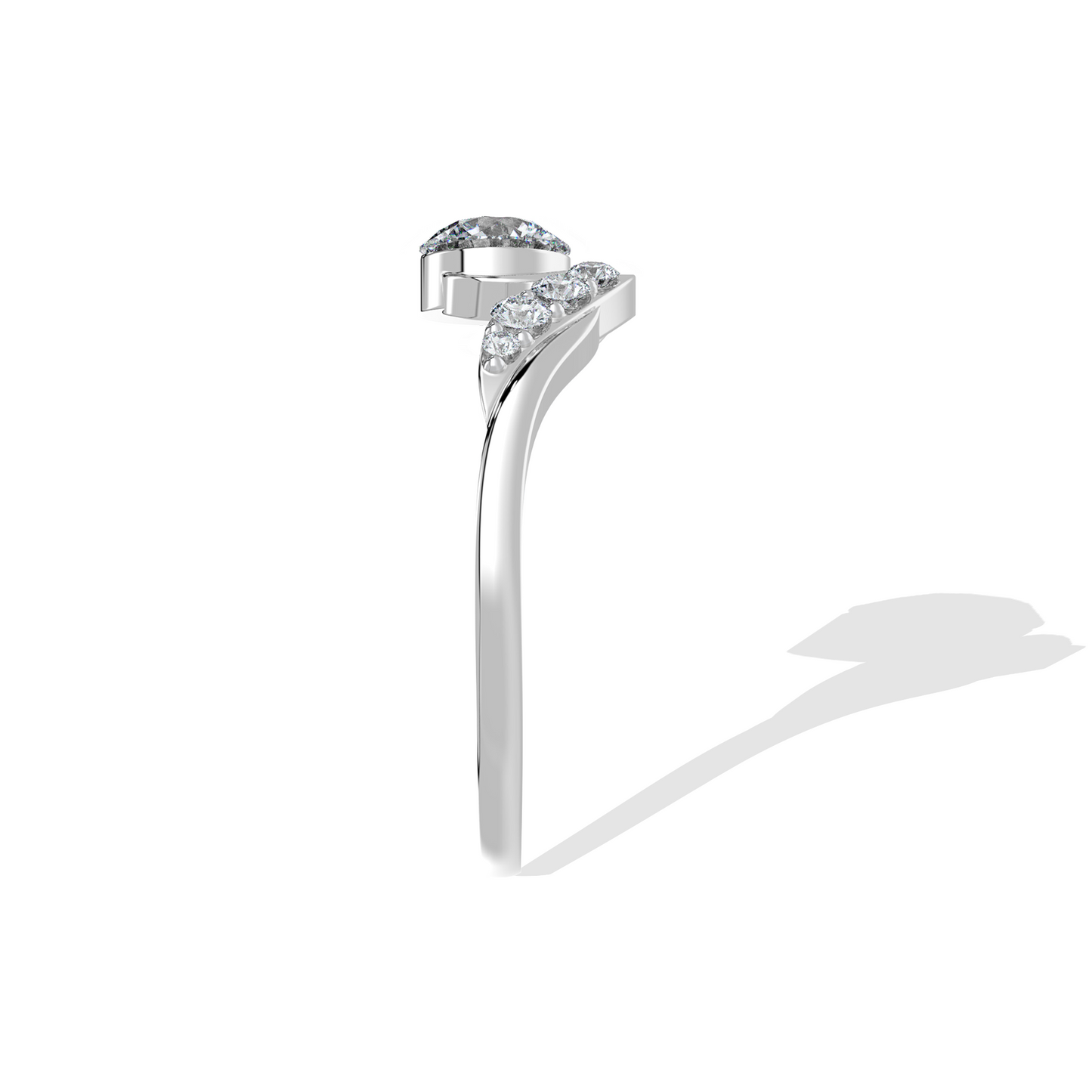 Elegant Wave Diamond Design