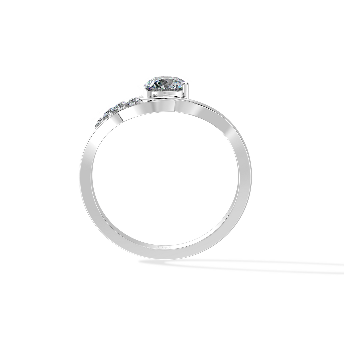 Elegant Wave Diamond Design