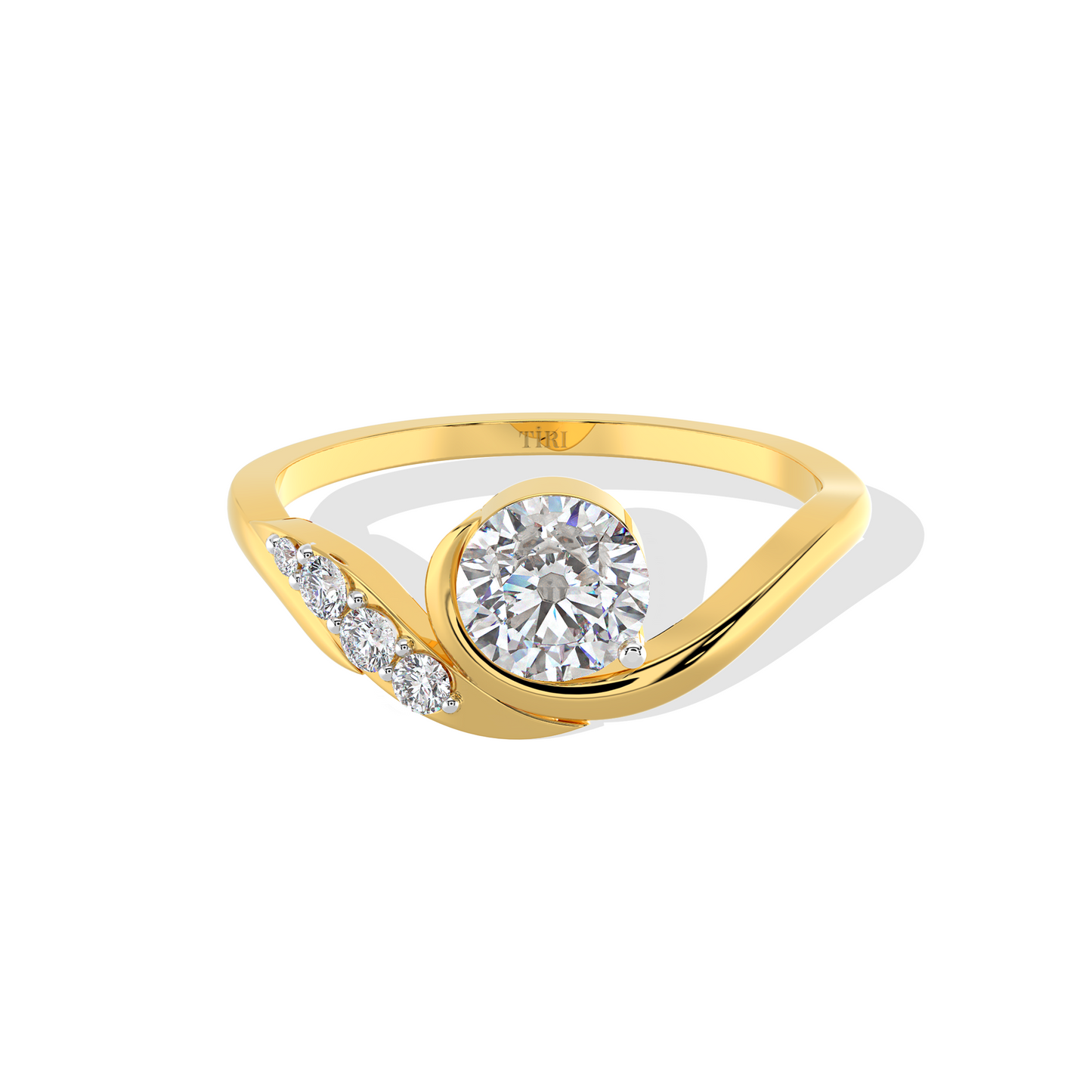 Elegant Wave Diamond Design