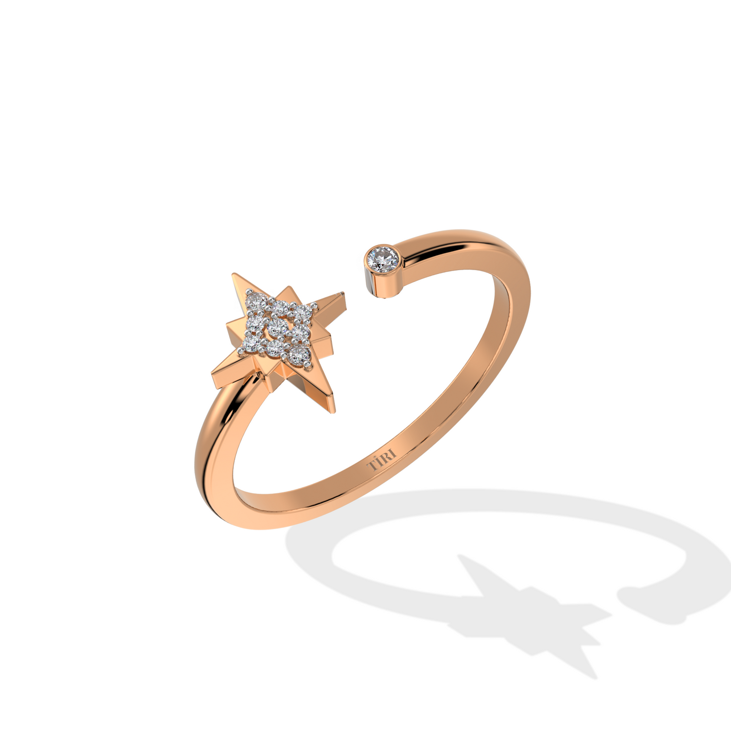 0.35 TW Star Diamond Ring
