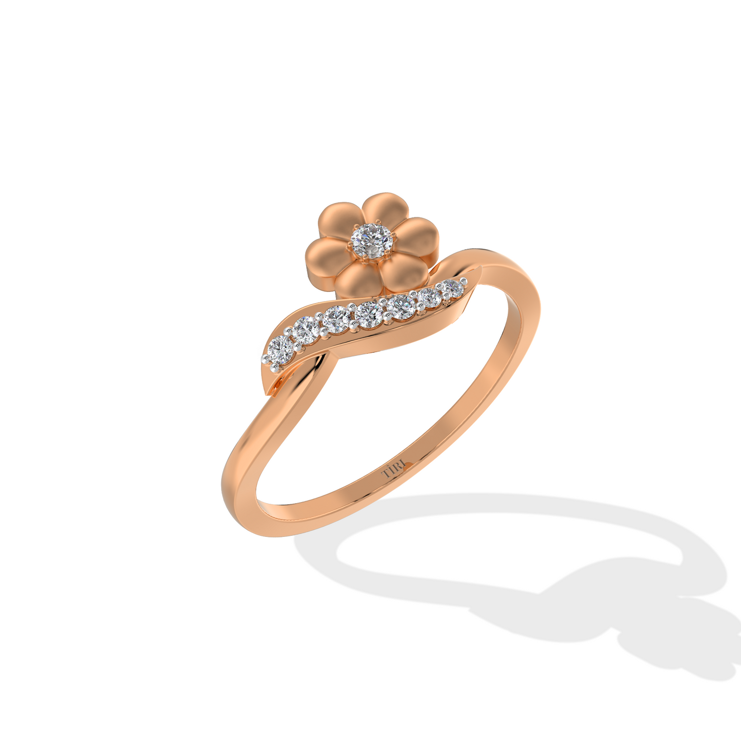 0.35 TW Round Diamond RIng