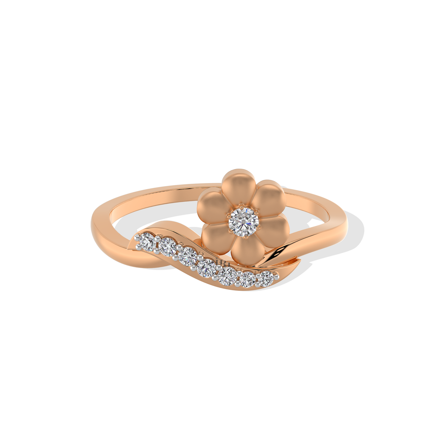 0.35 TW Round Diamond RIng