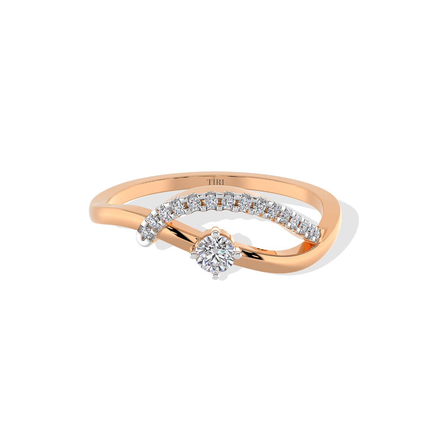 0.48 TW Round Diamond Ring