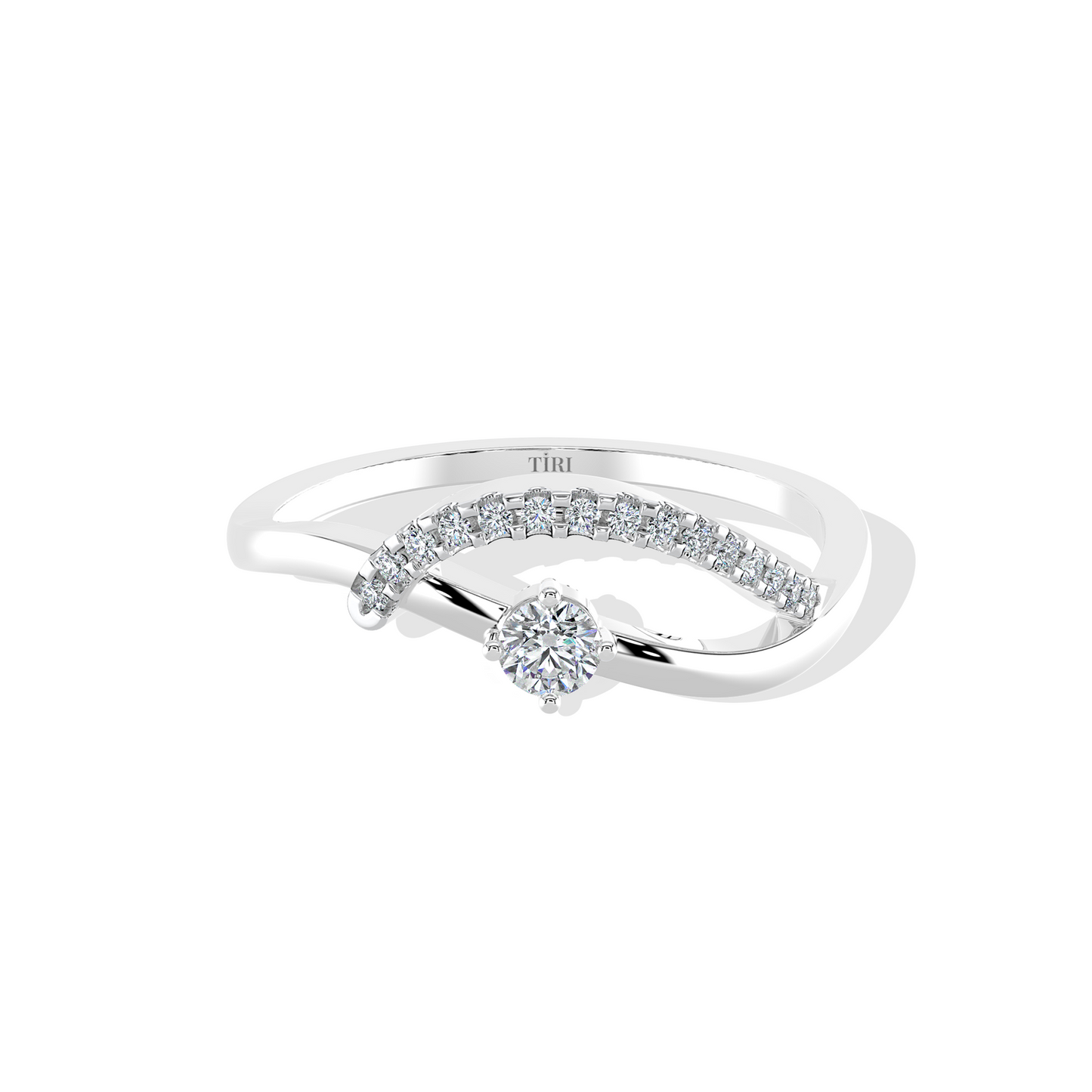 0.48 TW Round Diamond Ring