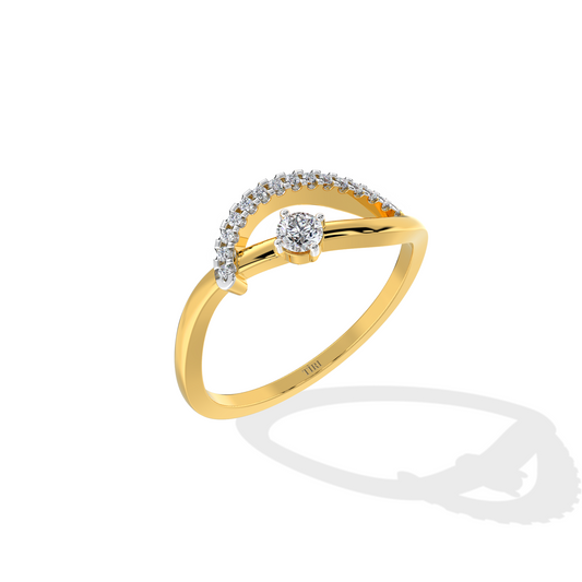 Radiant Curve Ring