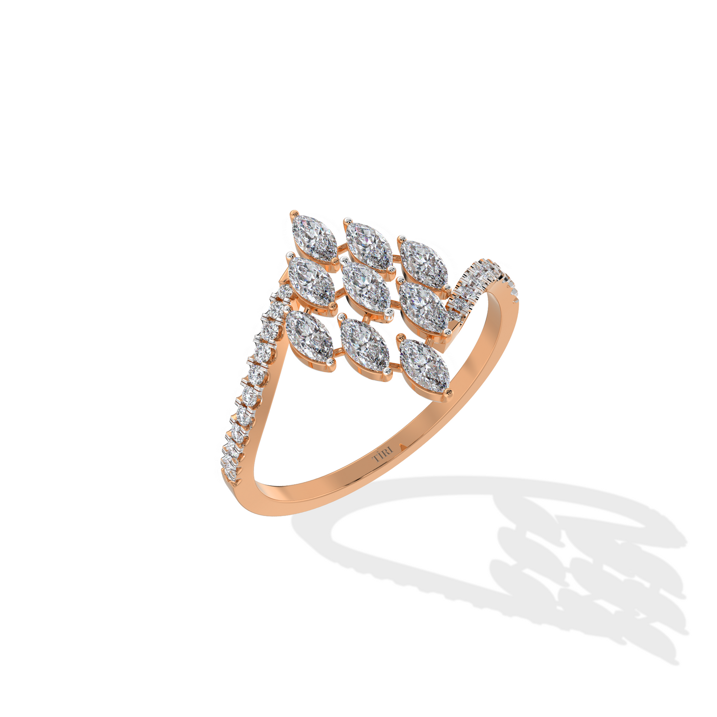 1.55 TW Marquise Diamond Ring