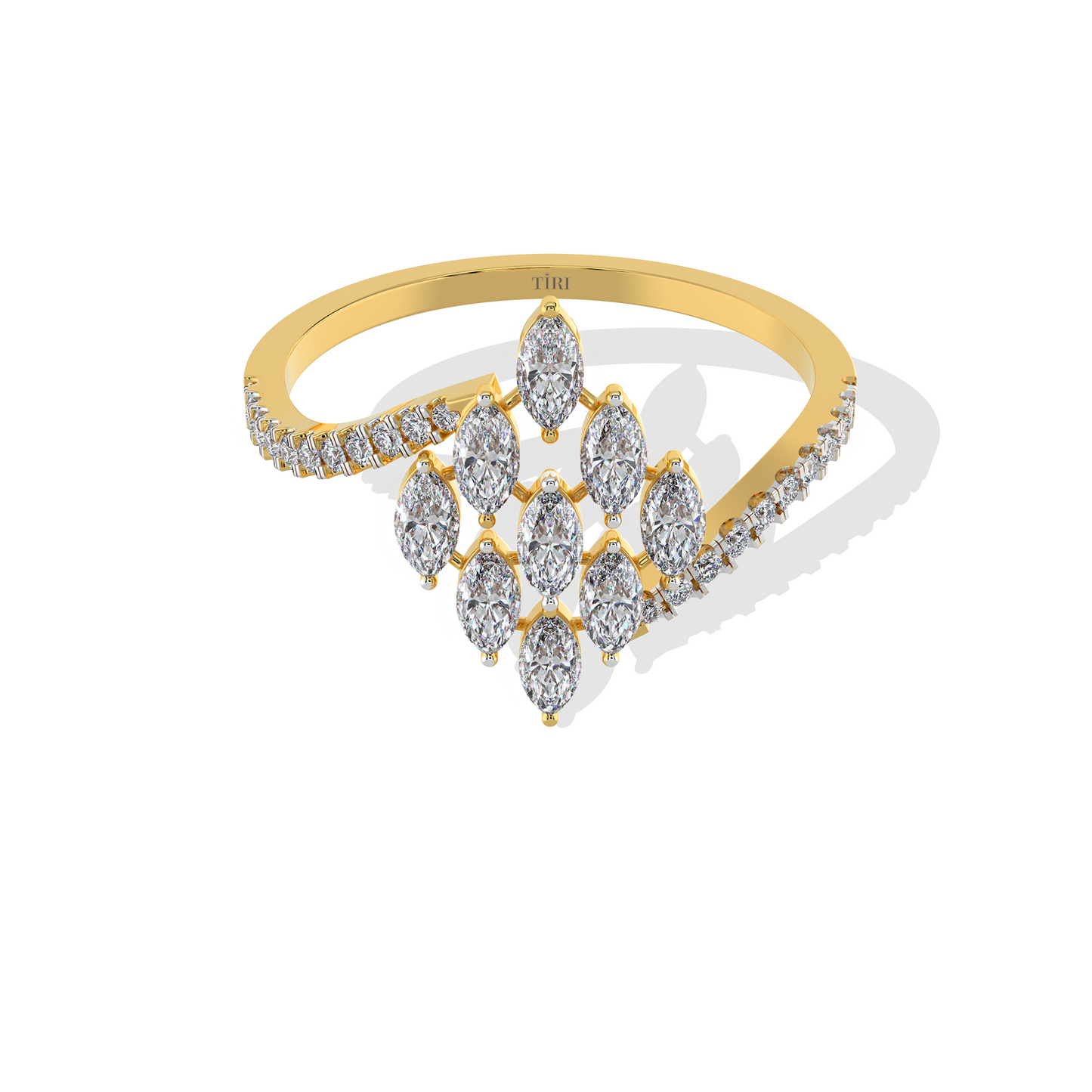 1.55 TW Marquise Diamond Ring