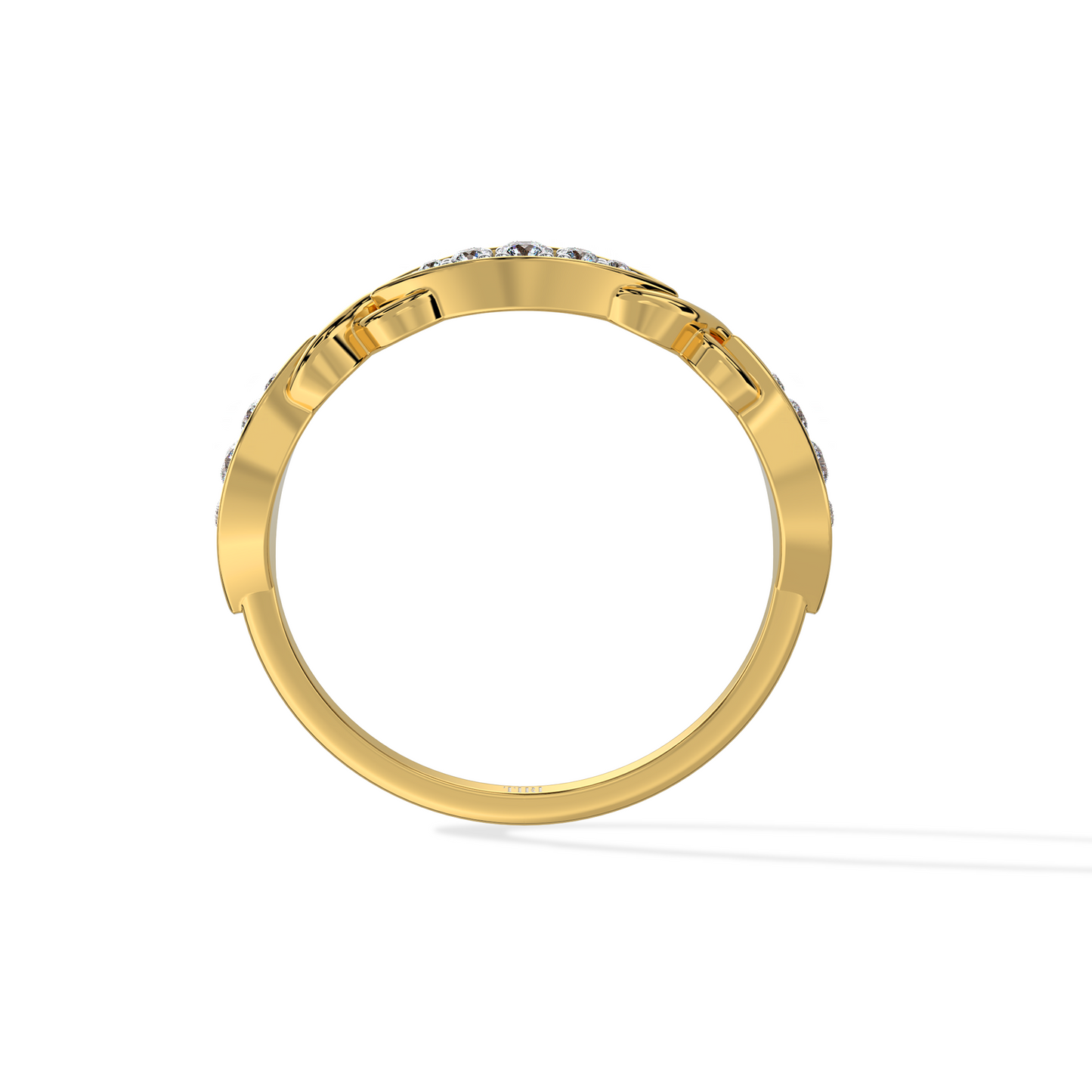 Lustrous Helix Ring