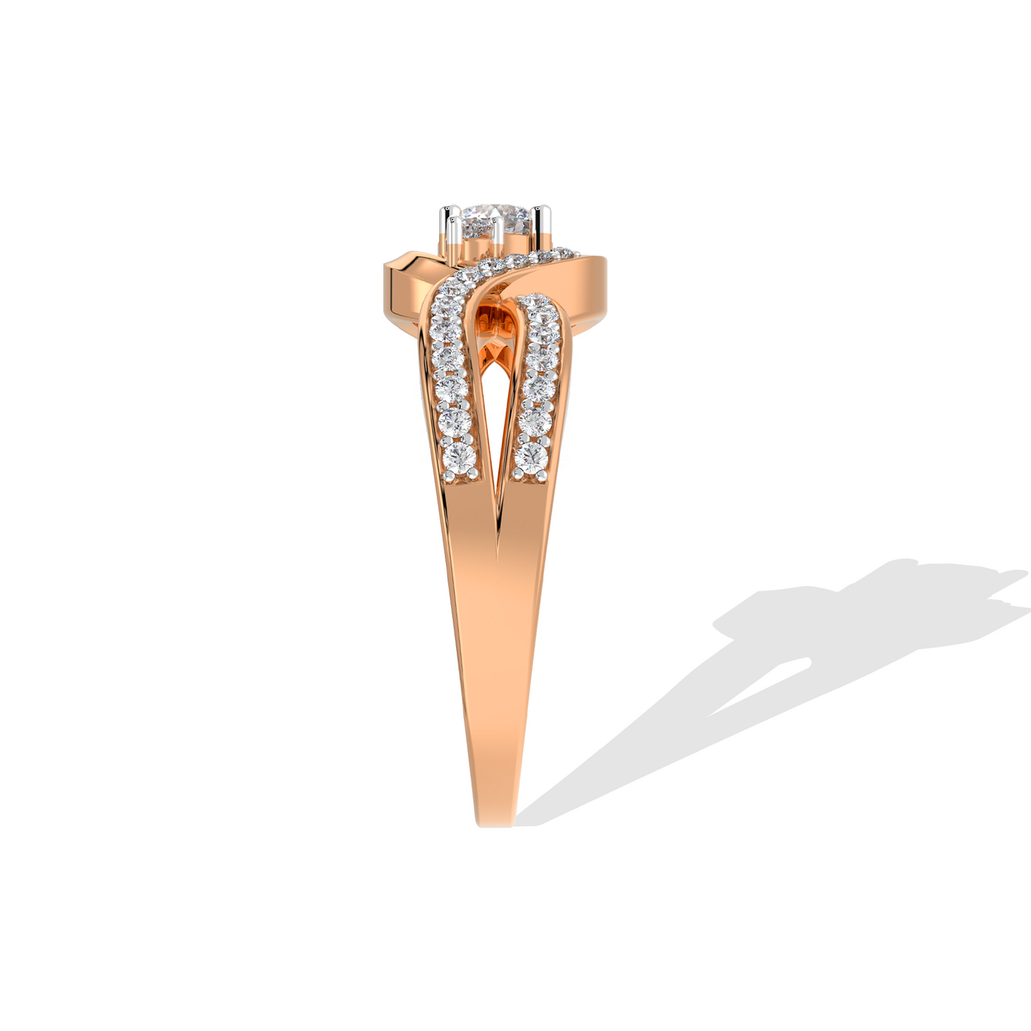 1.10 TW Round Diamond Ring