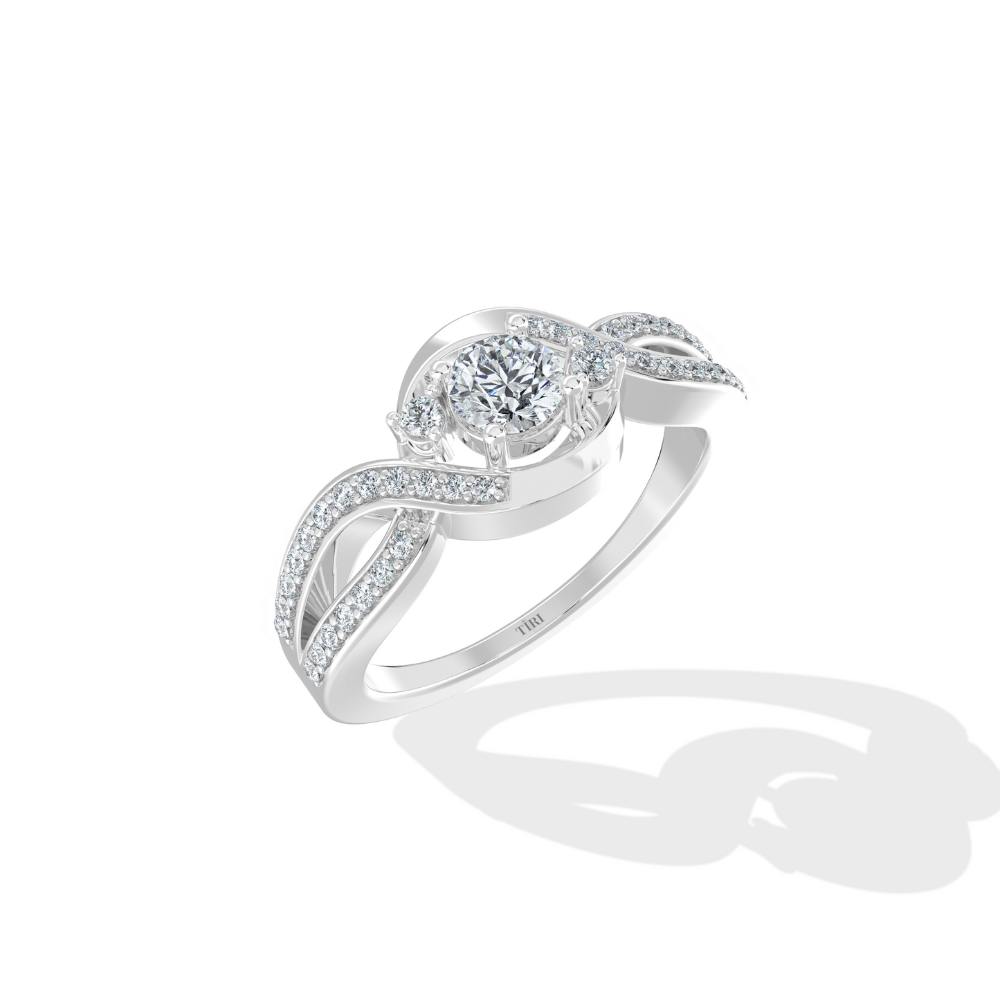 1.10 TW Round Diamond Ring