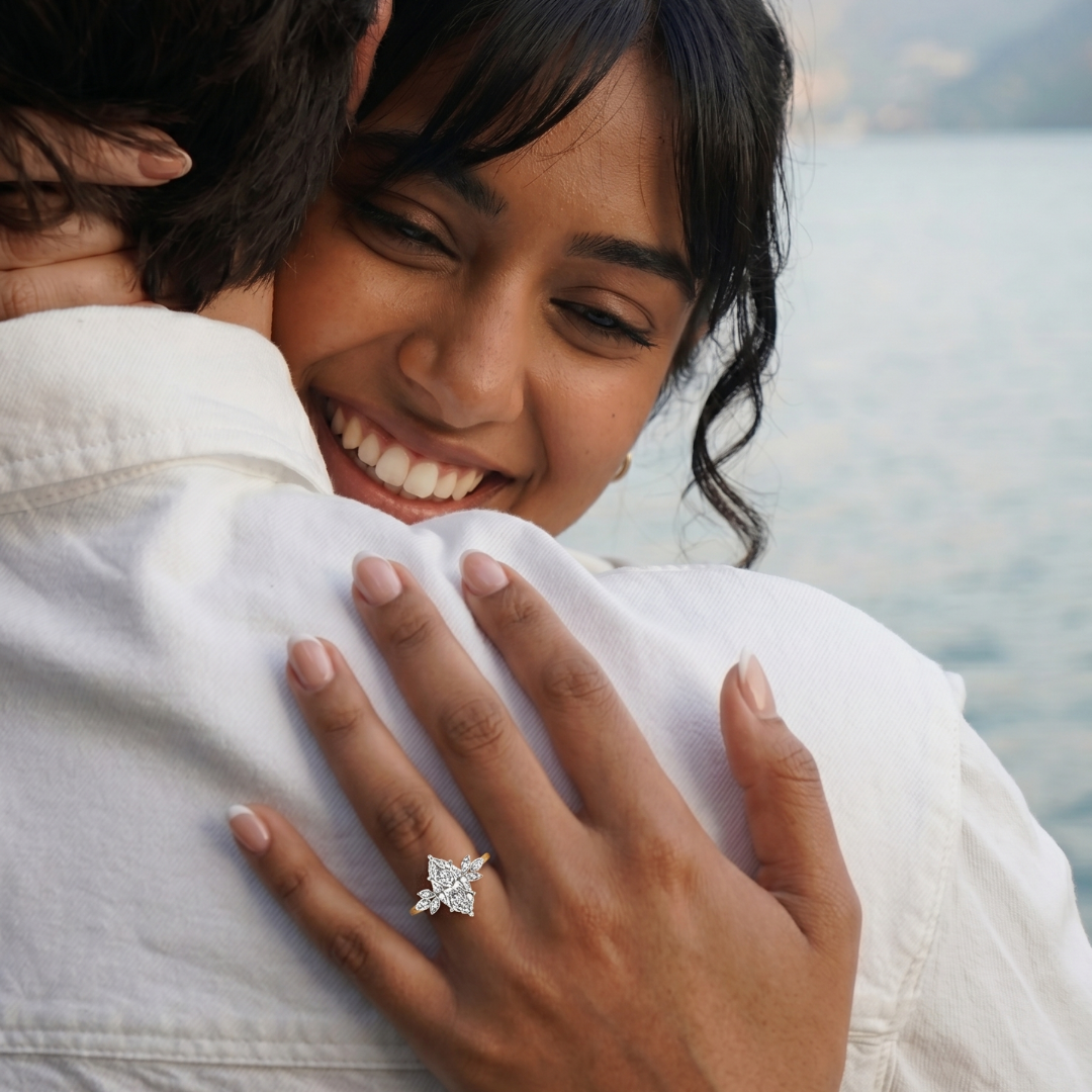 Engagement and Wedding Diamond Rings