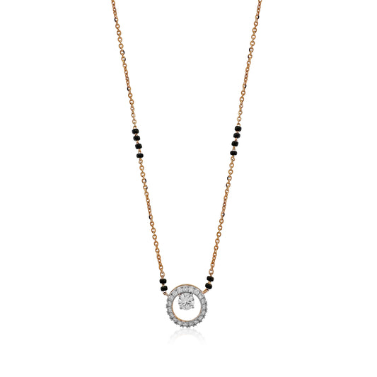 0.54 TW Round Diamond Pendant