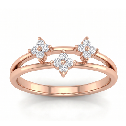 Astra Triple Diamond Ring