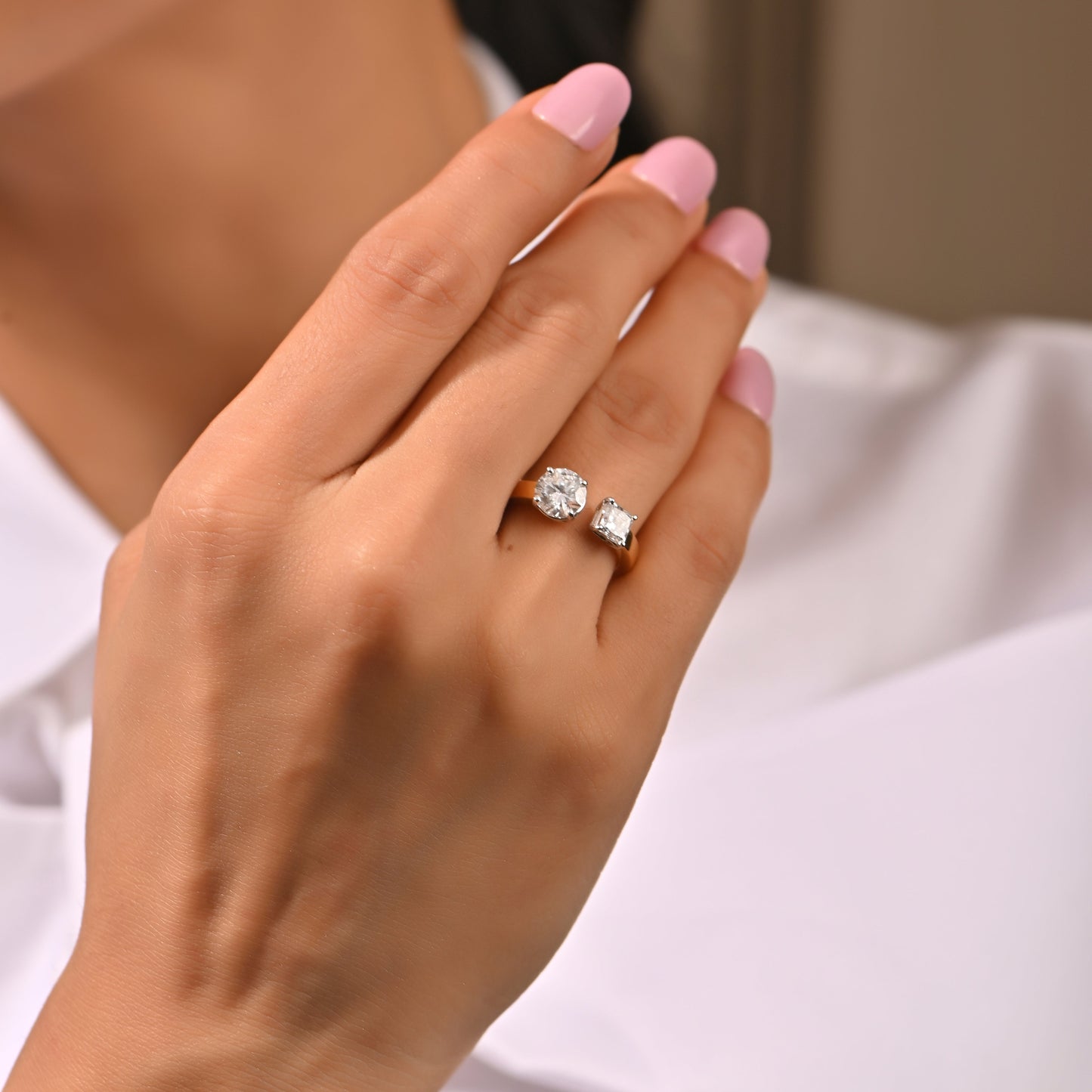 1.70 TW 1.12 CTS Diamond Ring
