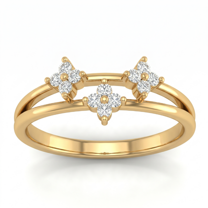 Astra Triple Diamond Ring
