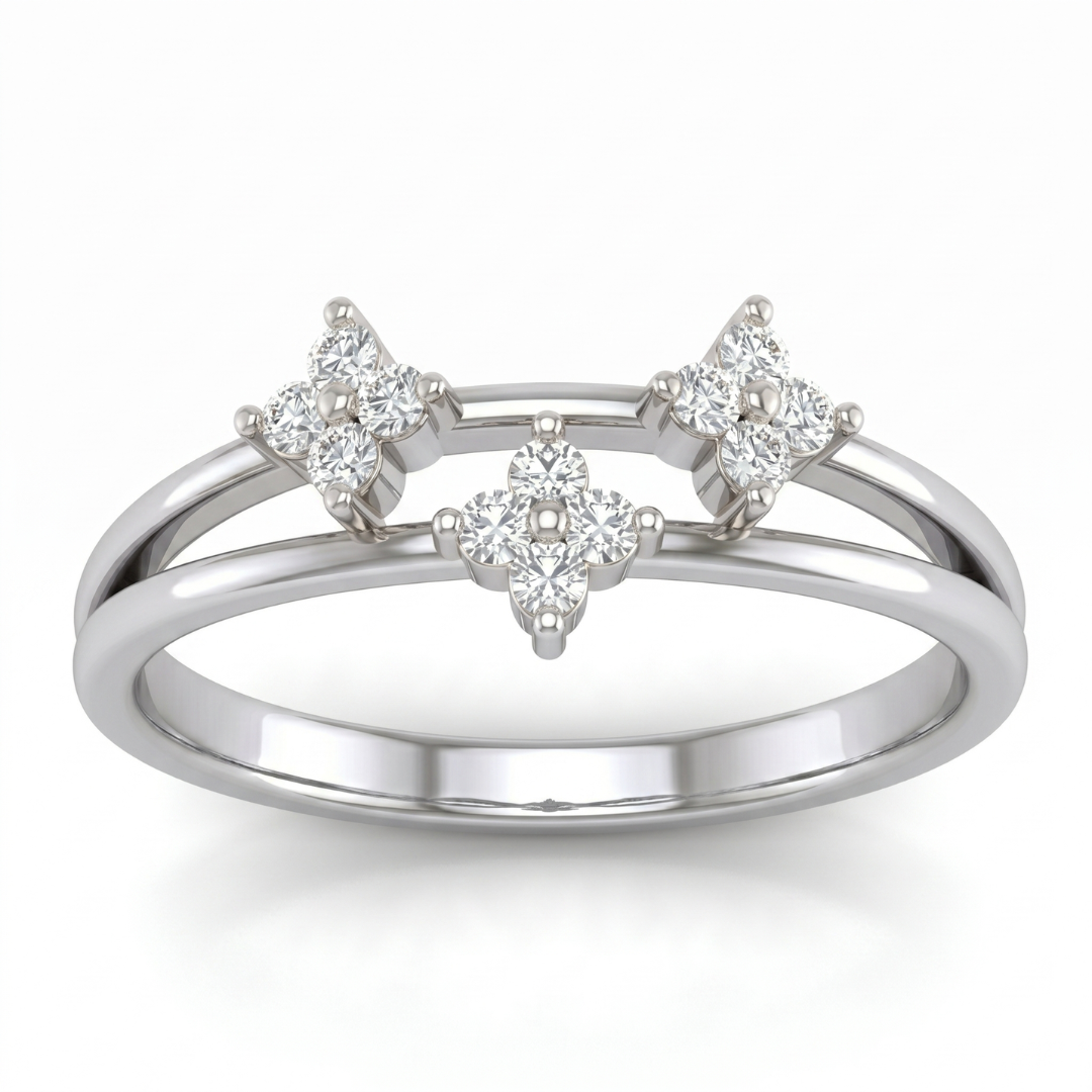Astra Triple Diamond Ring