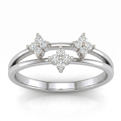 Astra Triple Diamond Ring