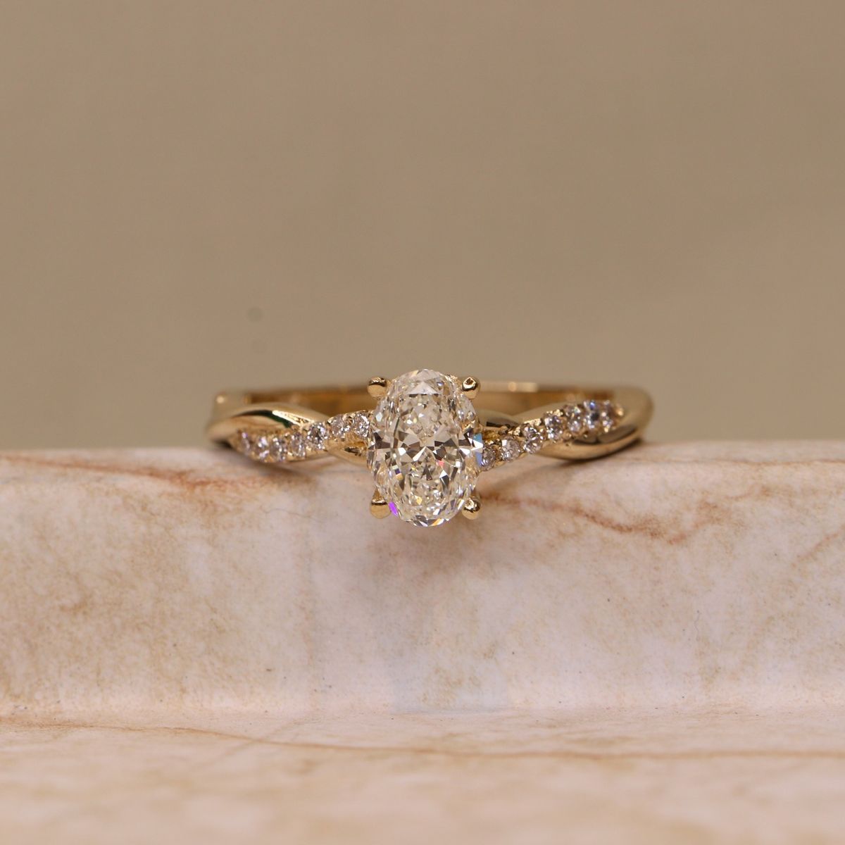 Tiri 1.45 TW diamond ring with a sparkling diamond centerpiece and elegant band, showcasing fine jewelry craftsmanship.